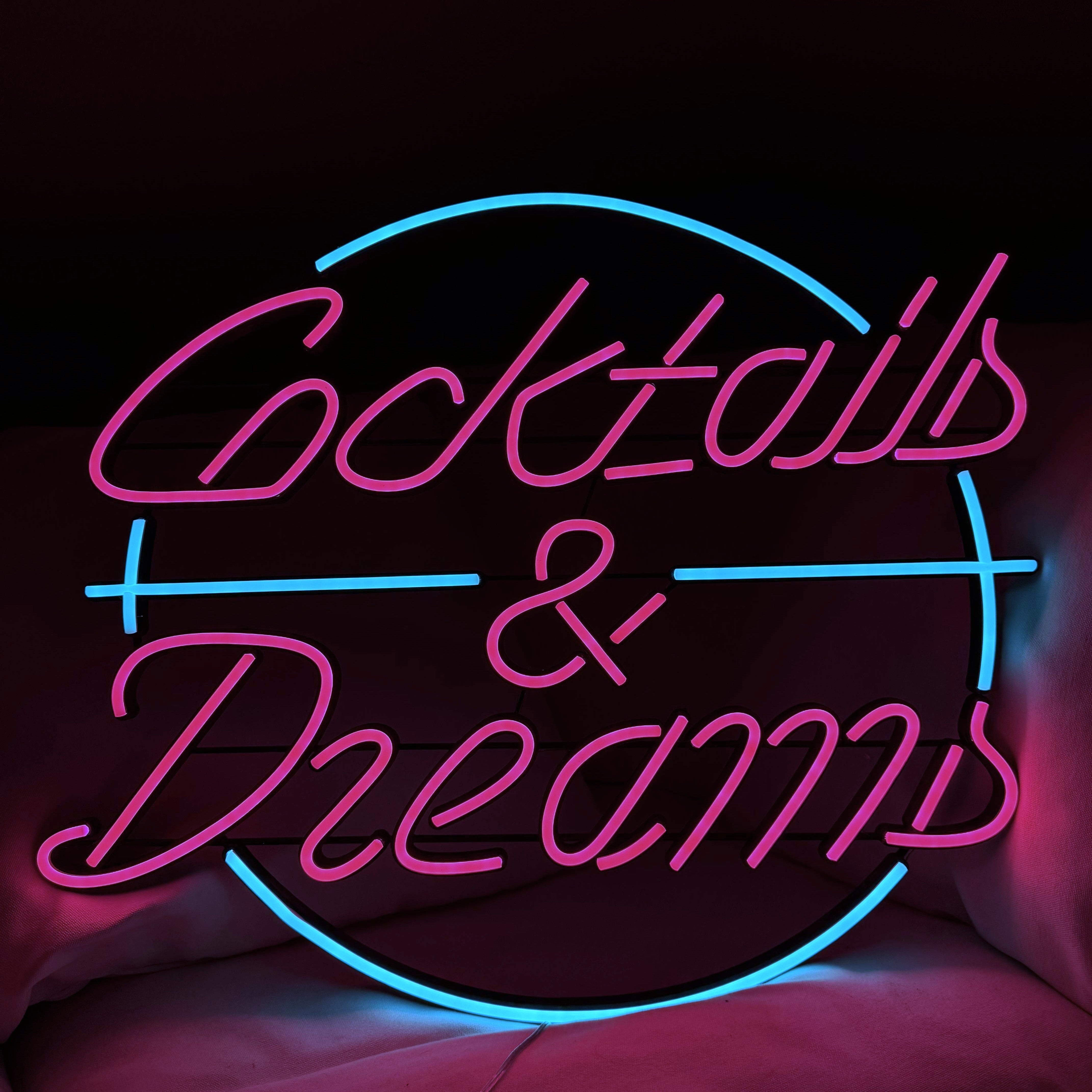 Cocktails & Dreams Neon LED