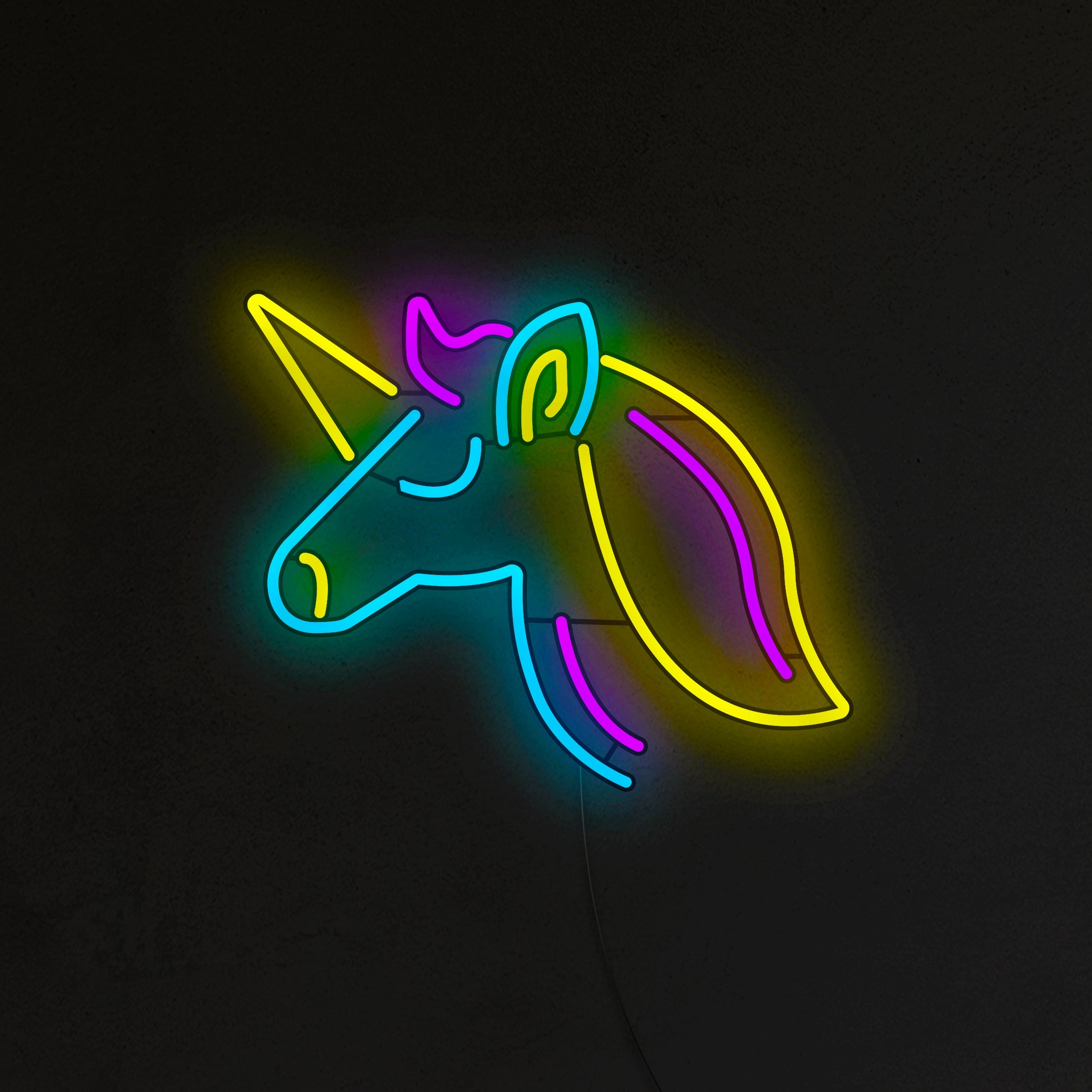 Jednorożec Neon LED