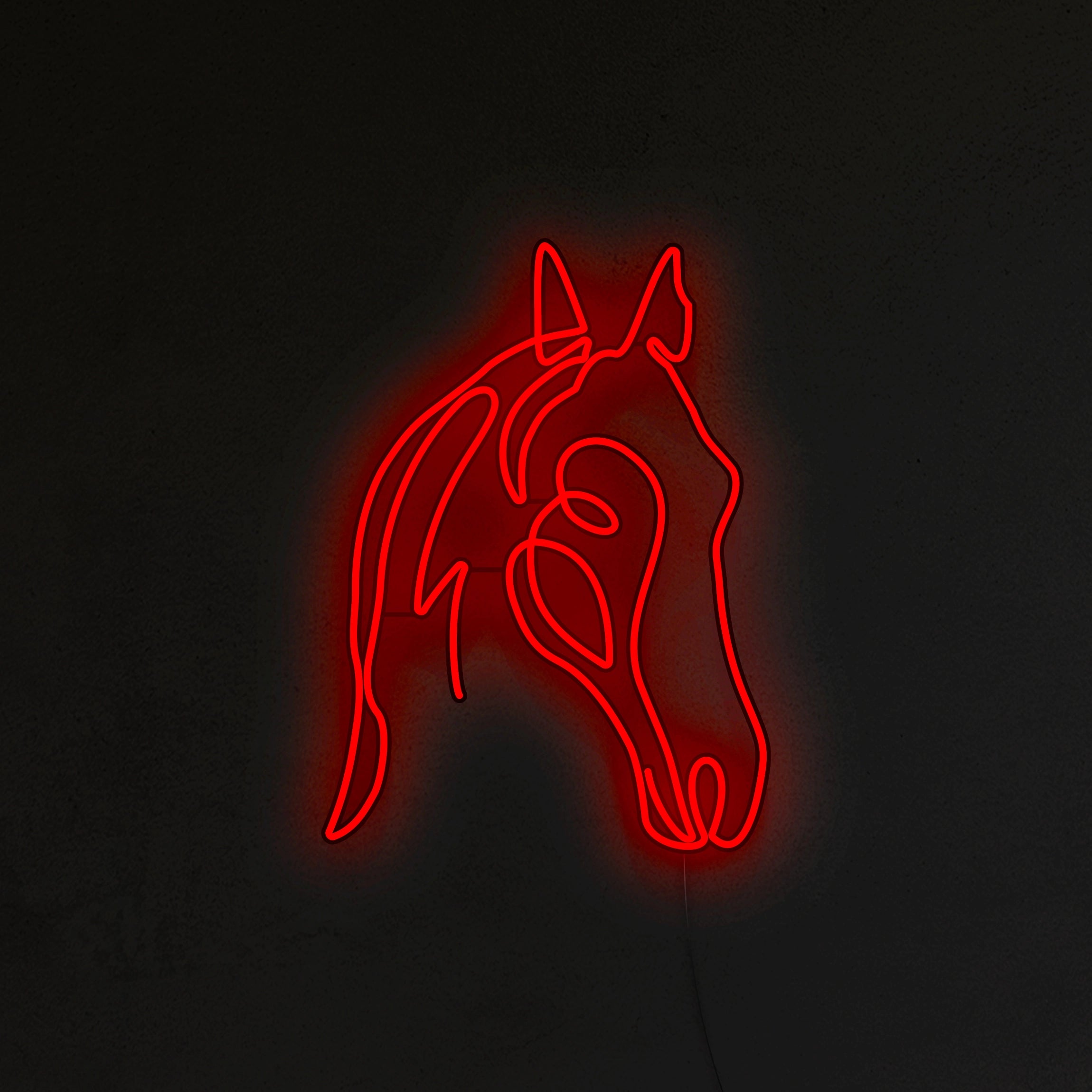 Koń Neon LED