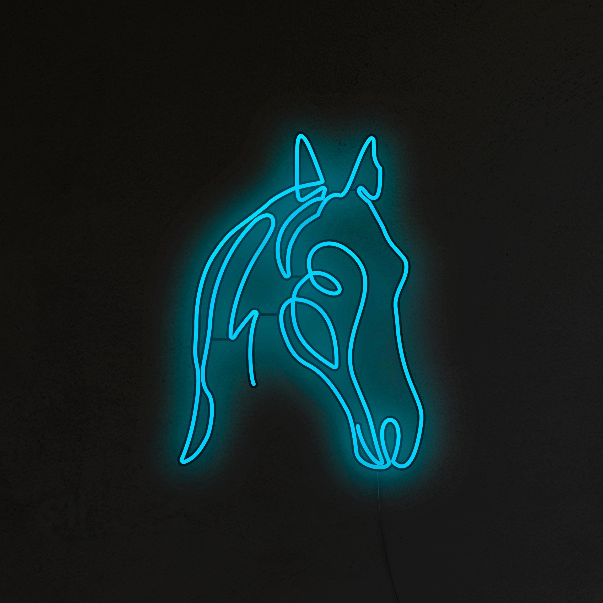 Koń Neon LED