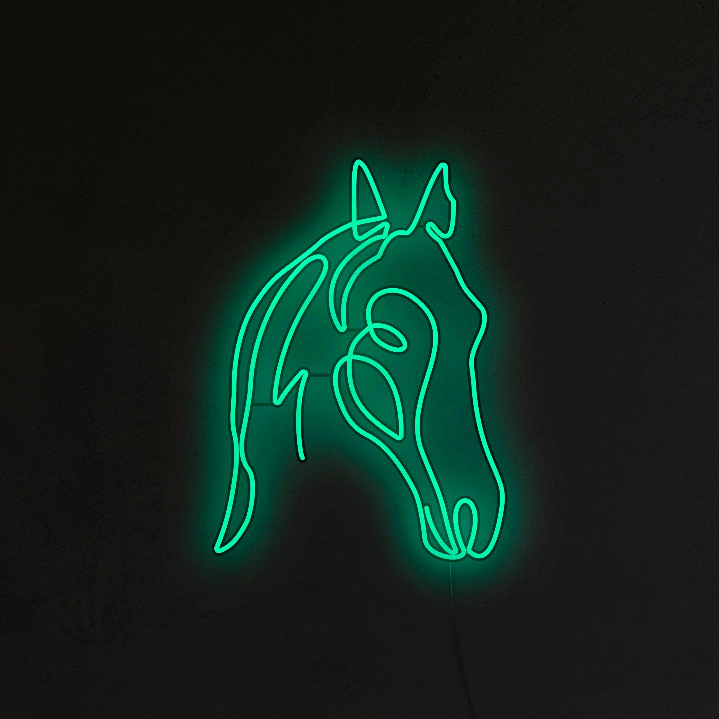 Koń Neon LED