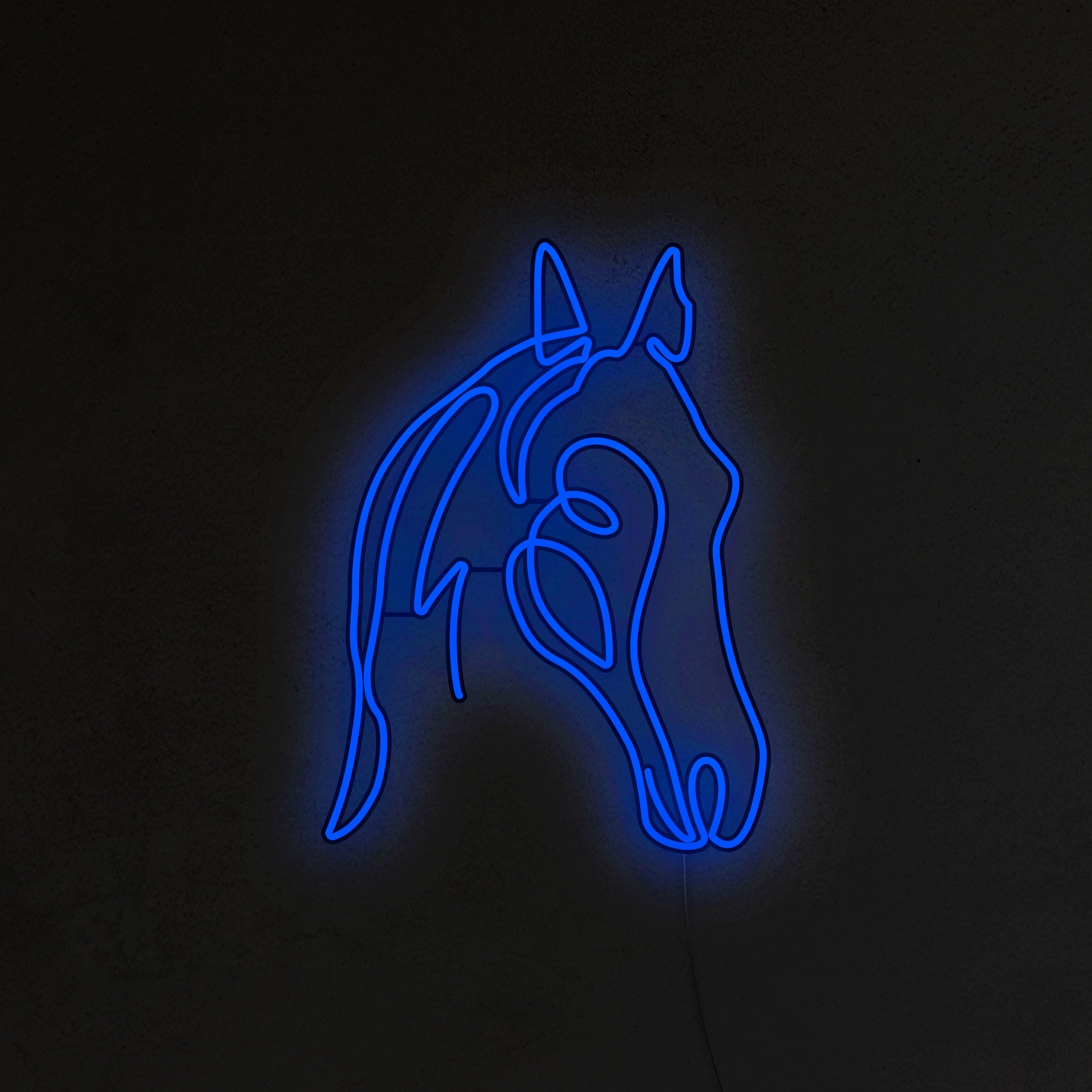 Koń Neon LED