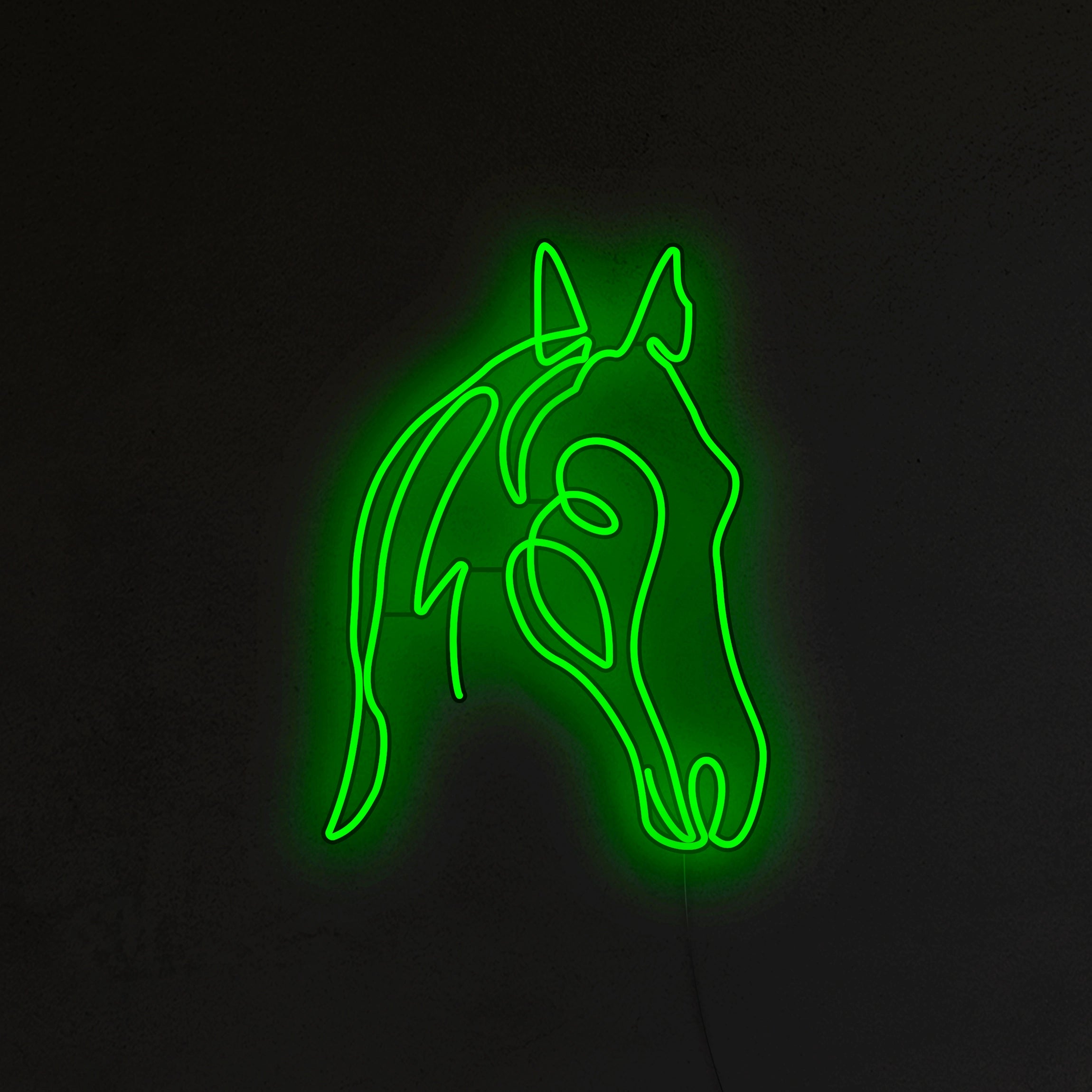 Koń Neon LED