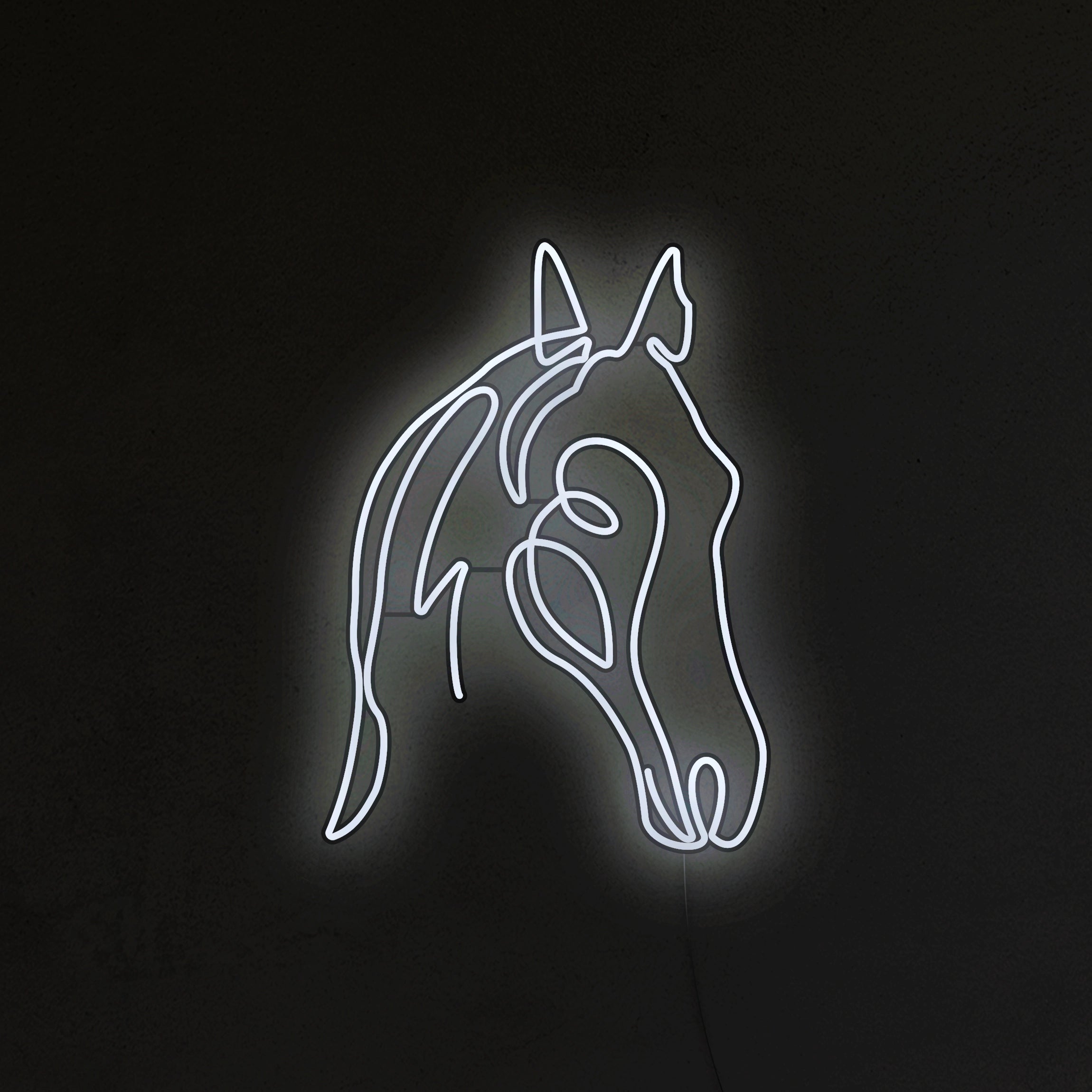 Koń Neon LED
