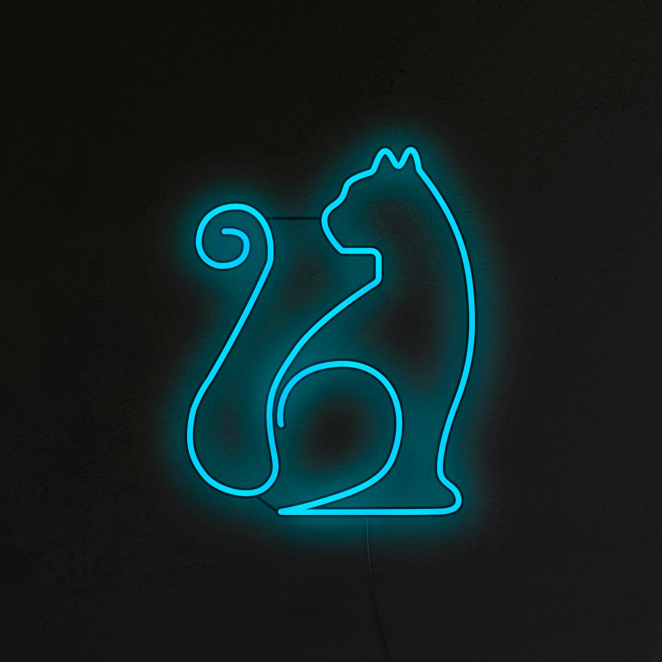 Kot Mruczek Neon LED