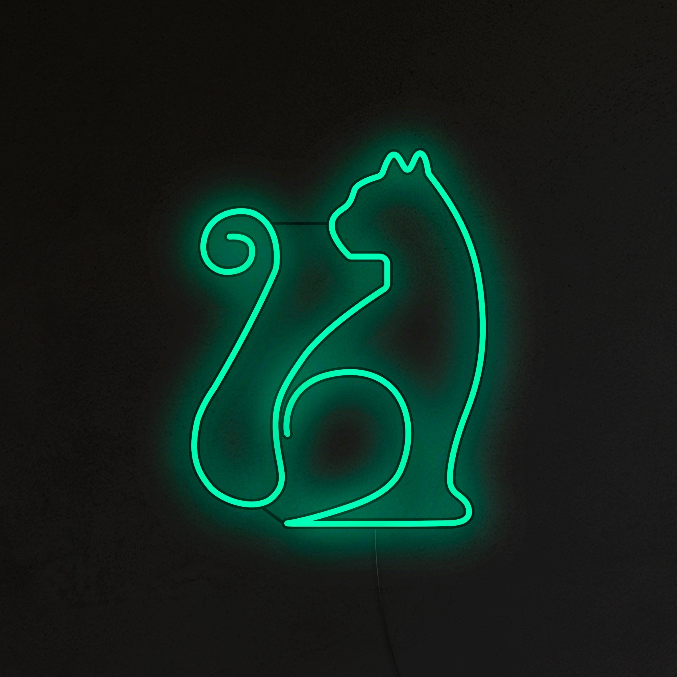 Kot Mruczek Neon LED