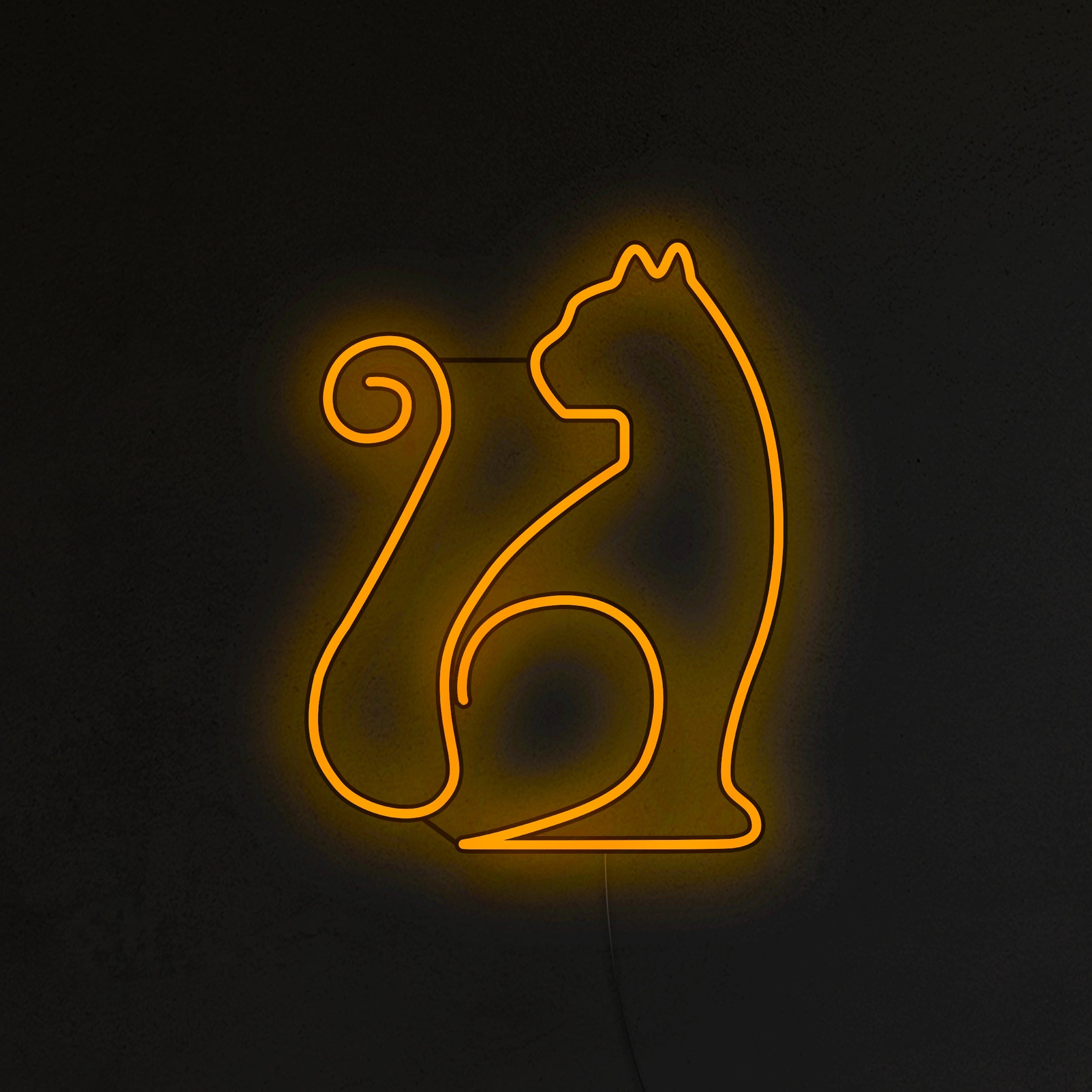 Kot Mruczek Neon LED