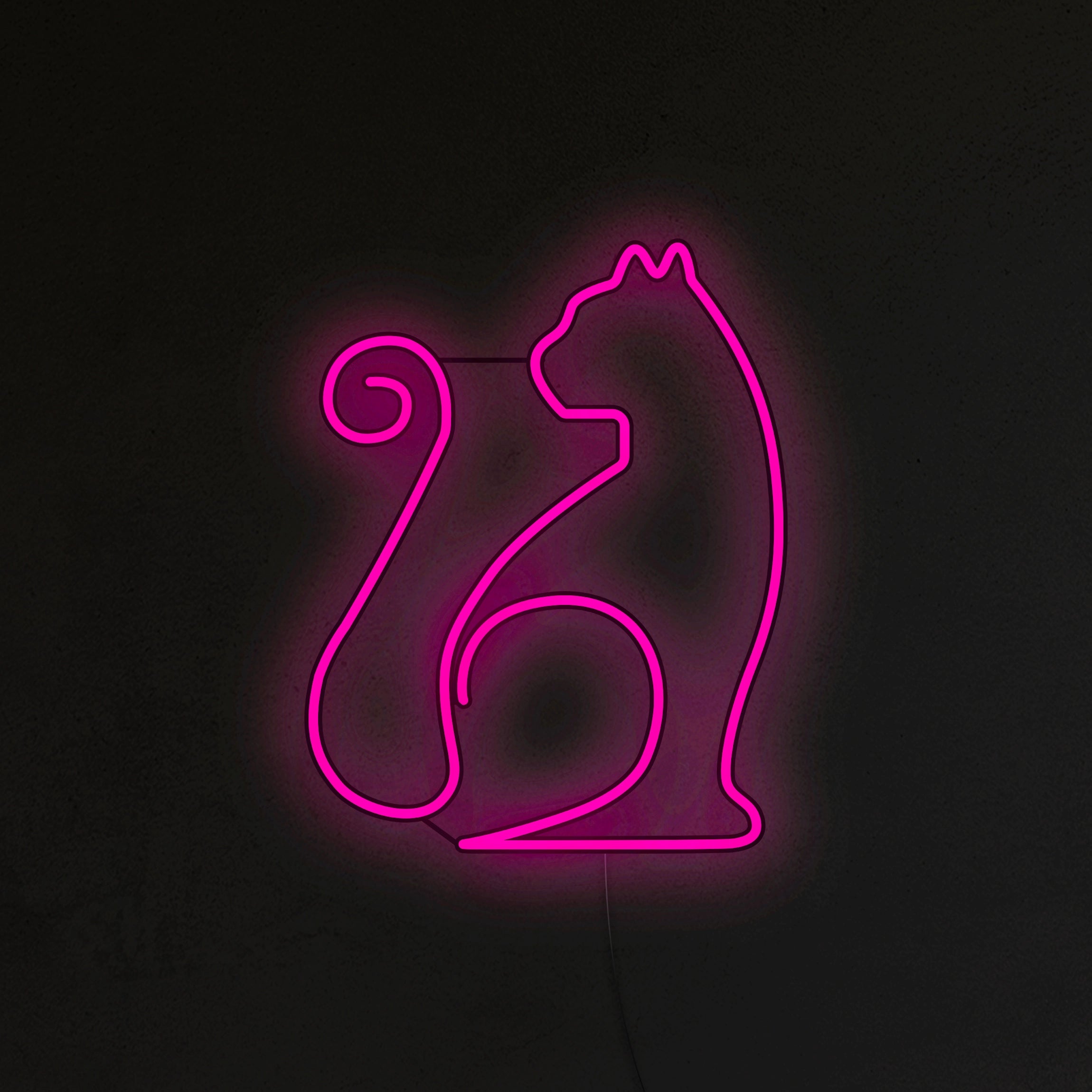 Kot Mruczek Neon LED