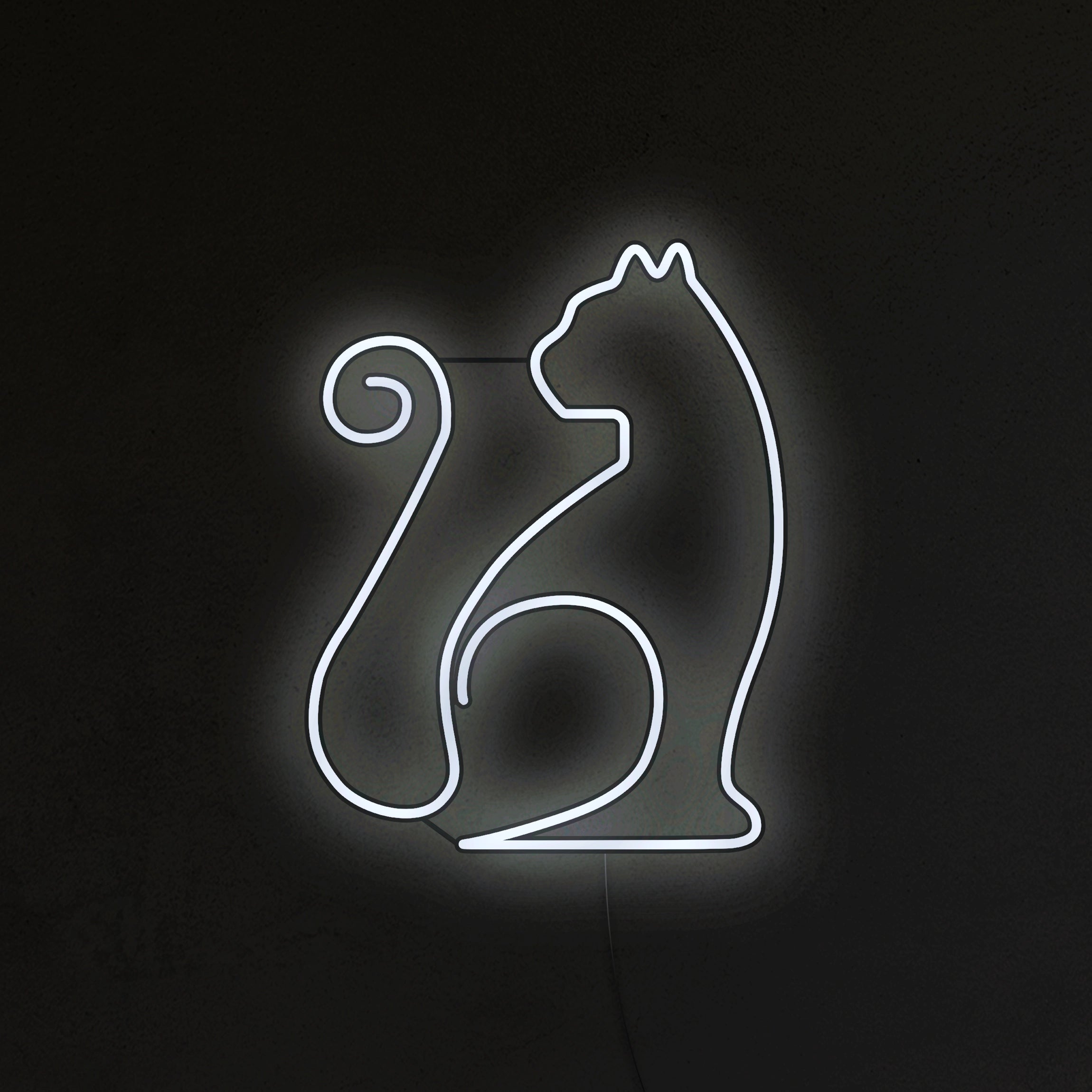 Kot Mruczek Neon LED