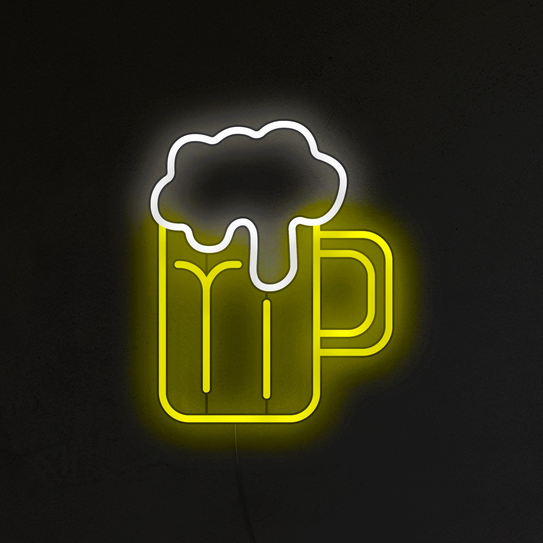 Kufel Piwa Neon LED