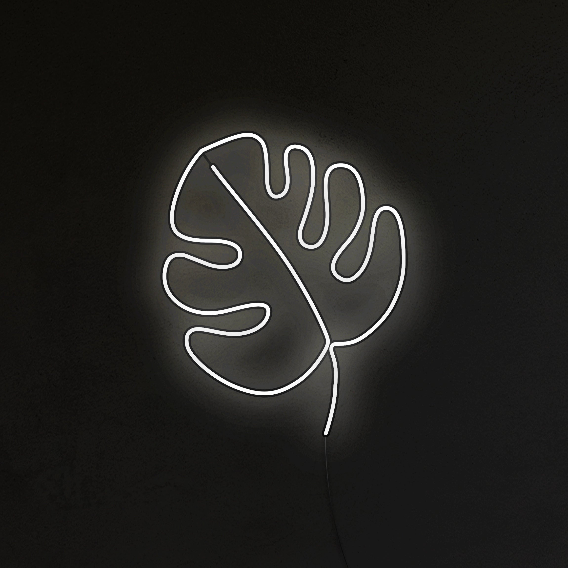 Liść Monstery Neon LED