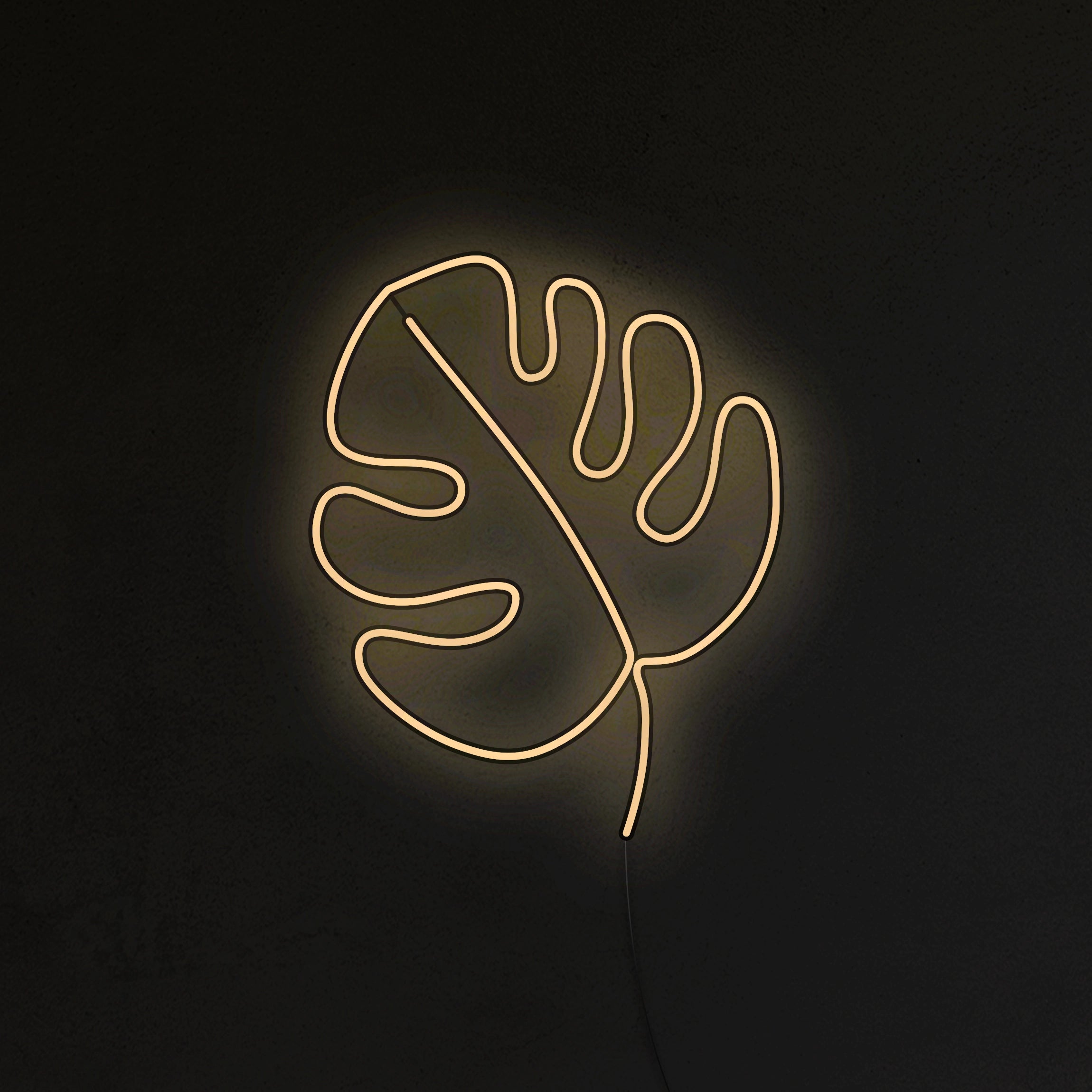 Liść Monstery Neon LED