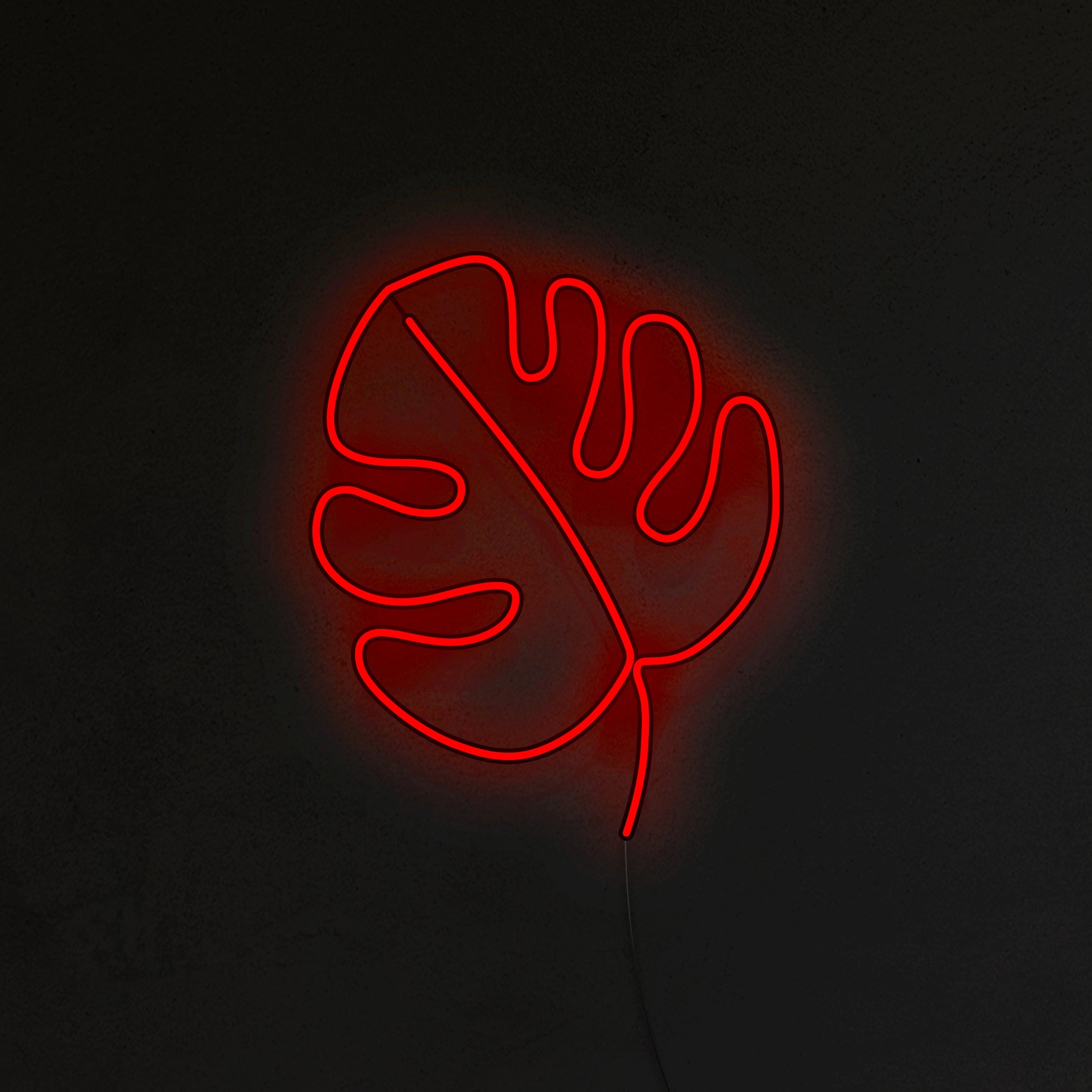 Liść Monstery Neon LED