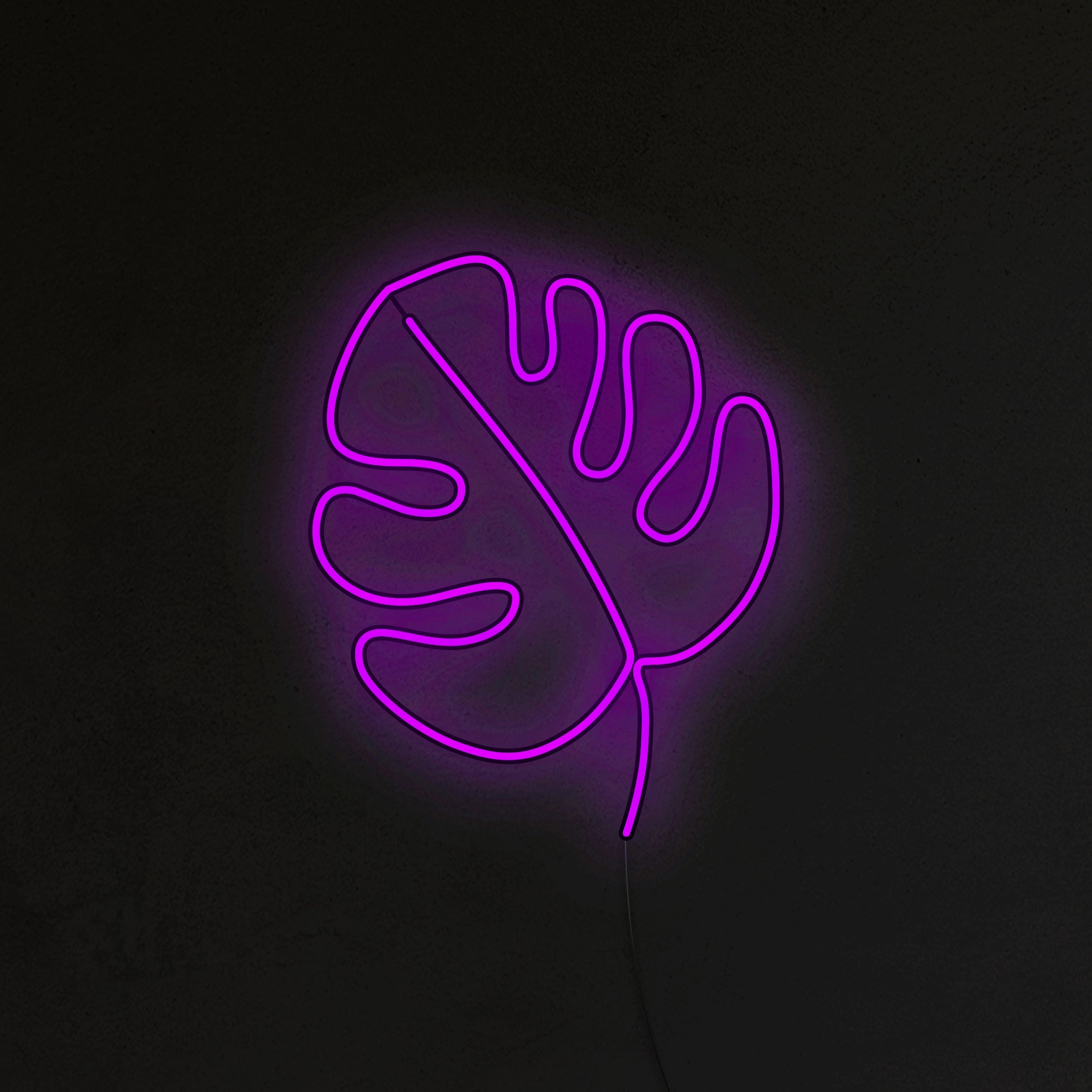 Liść Monstery Neon LED