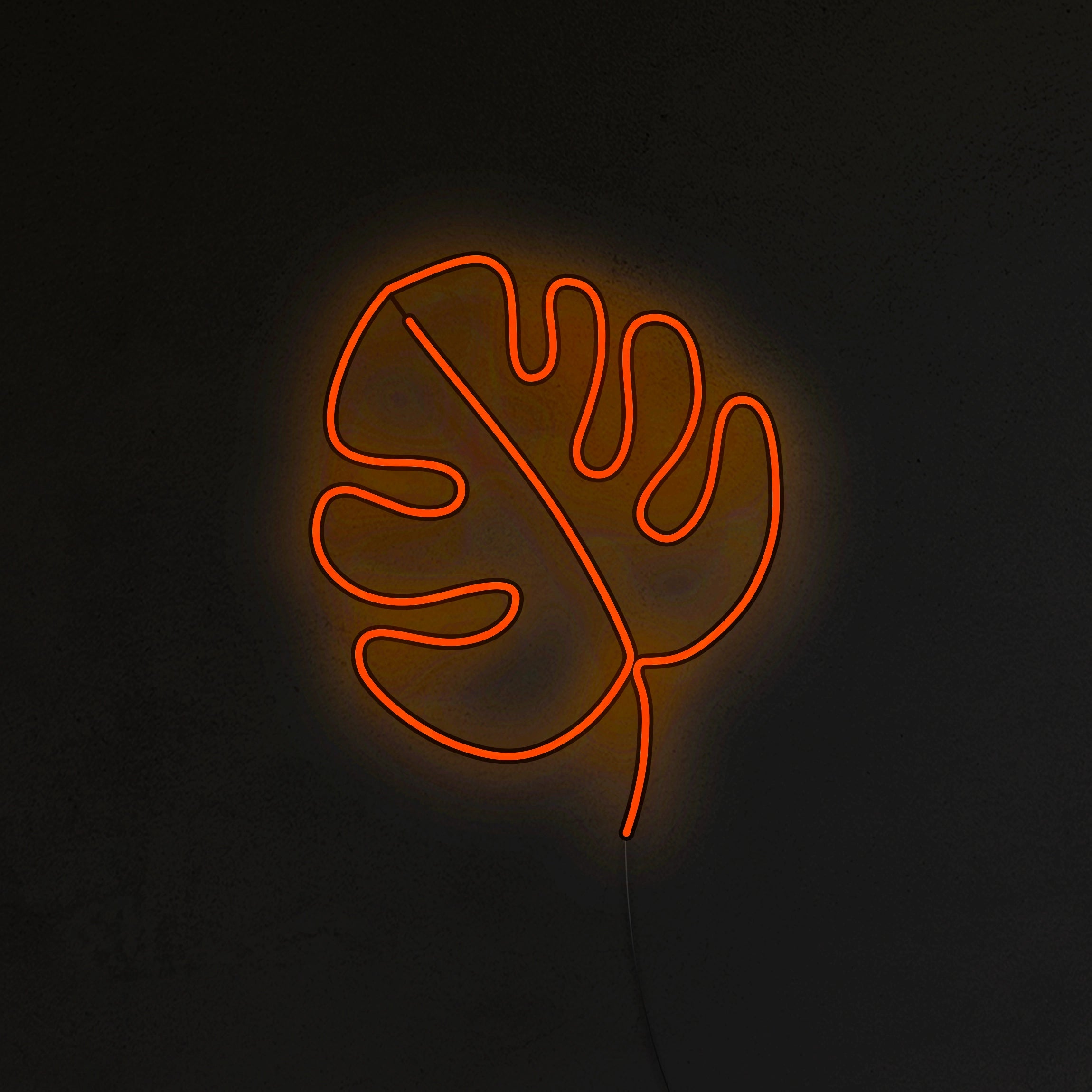 Liść Monstery Neon LED