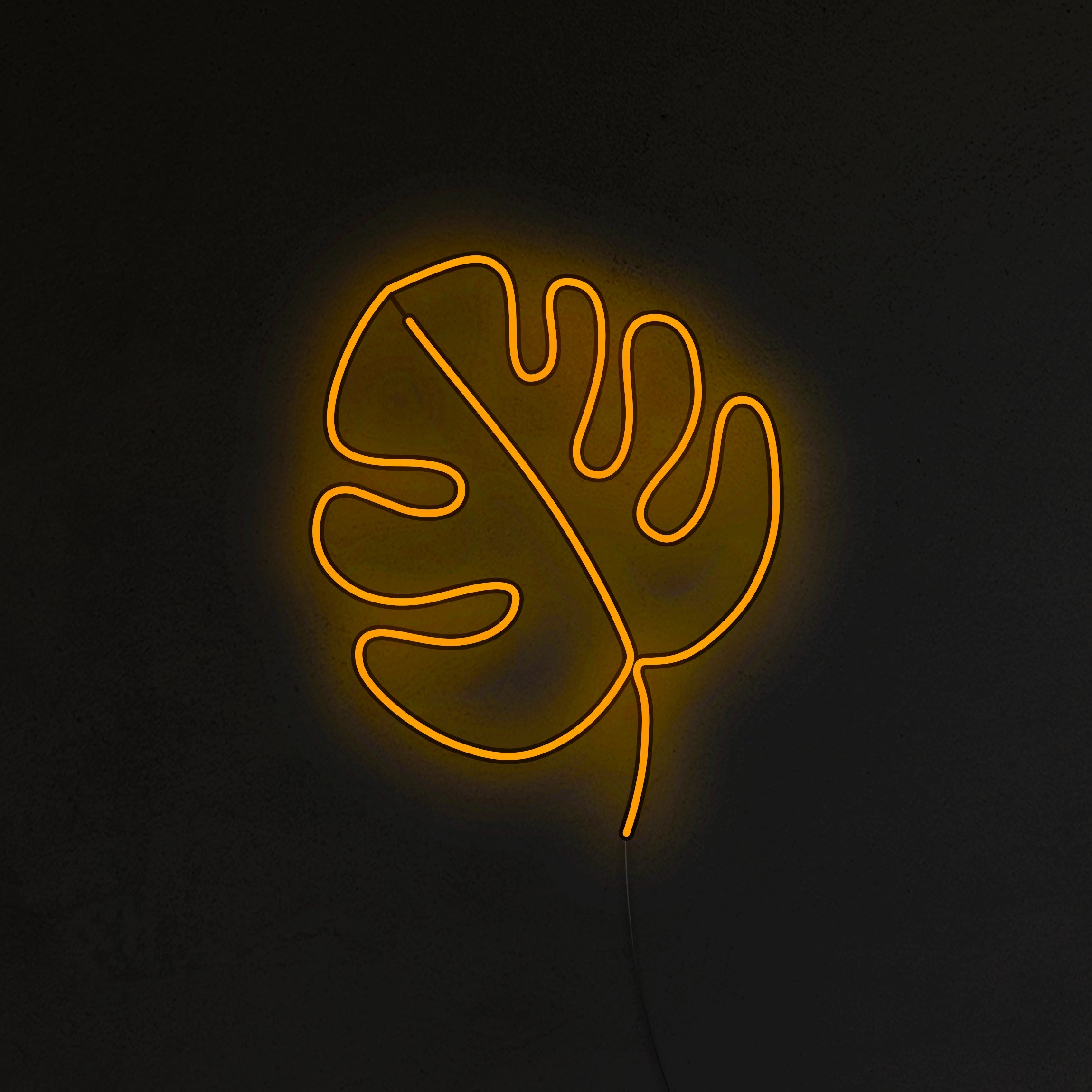 Liść Monstery Neon LED