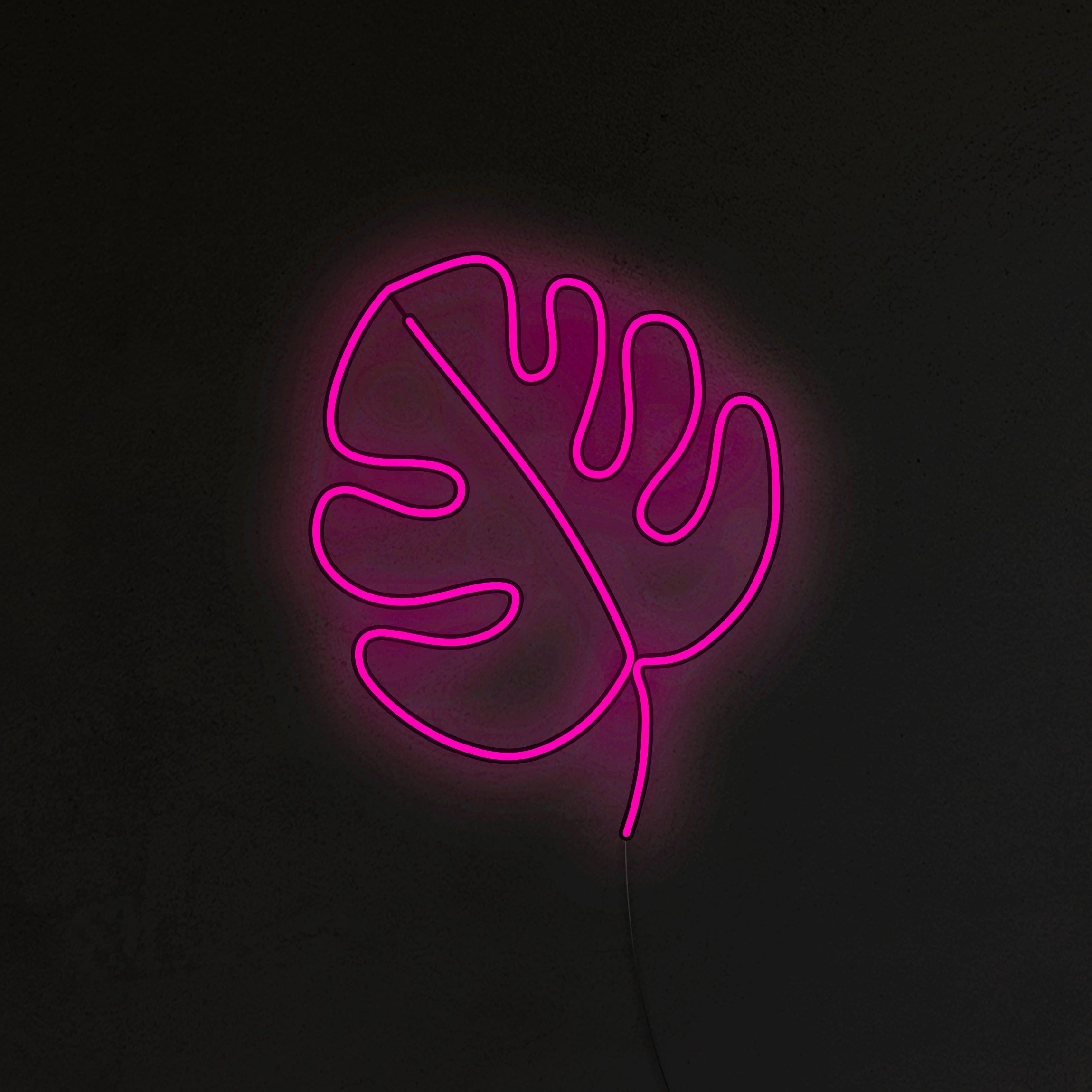 Liść Monstery Neon LED