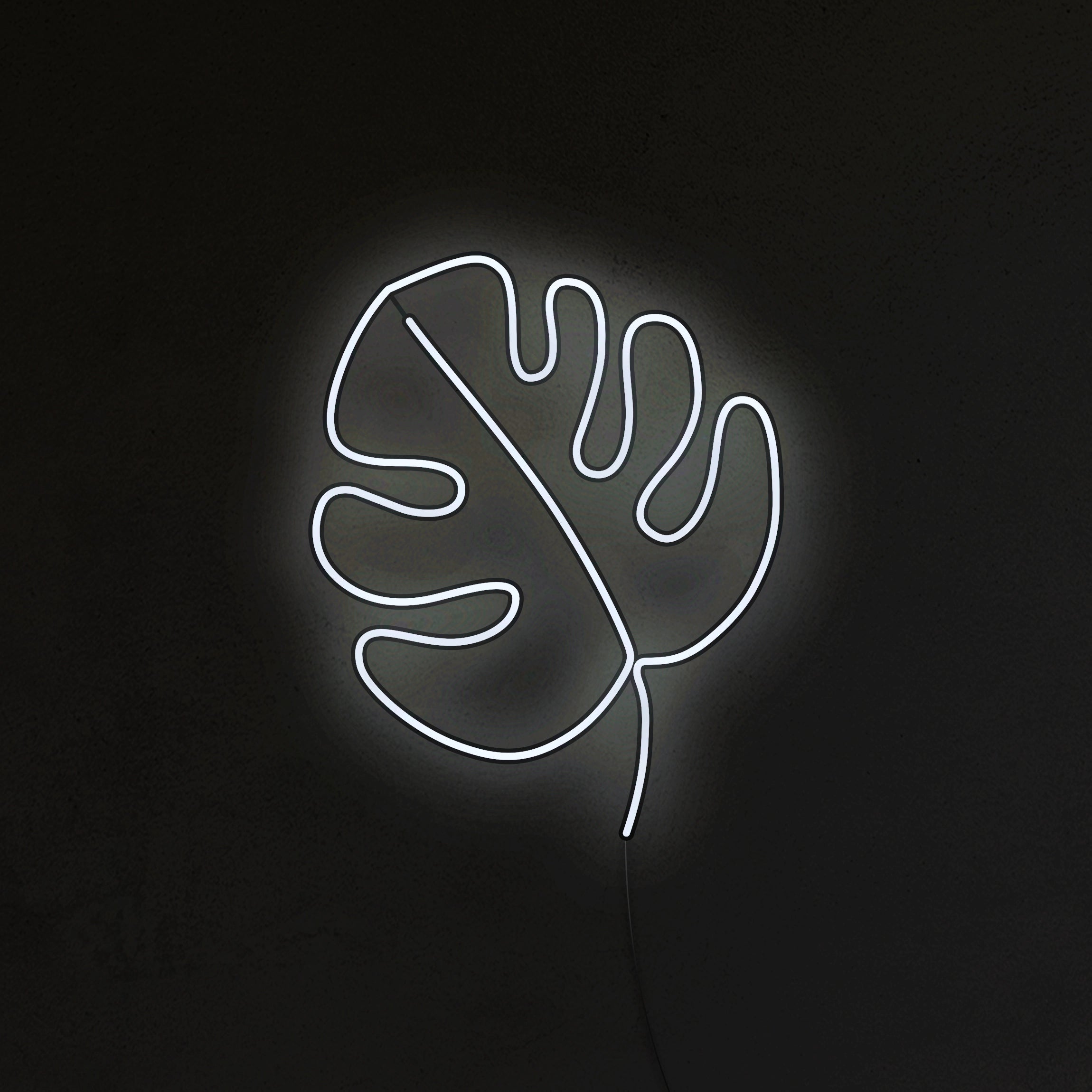 Liść Monstery Neon LED