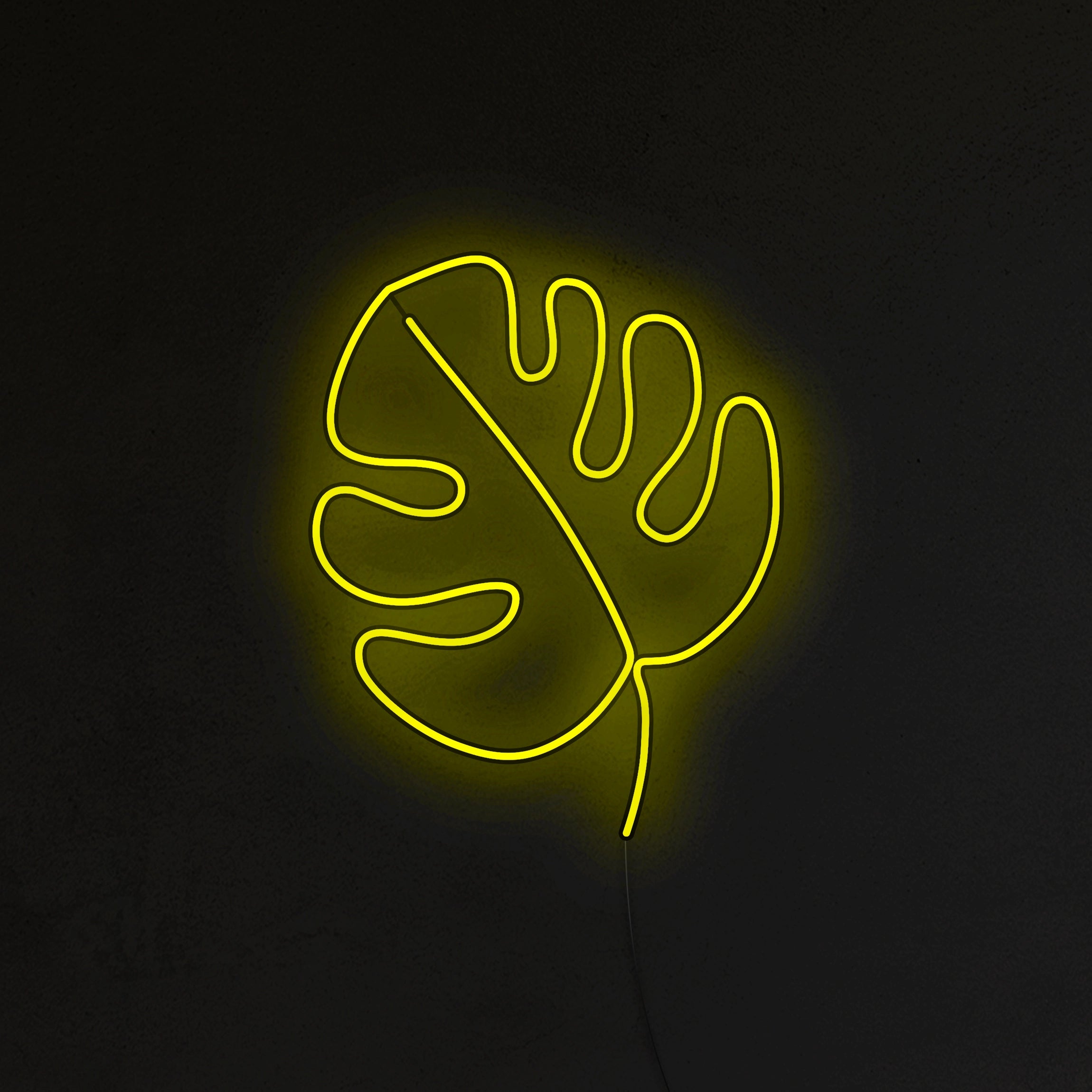 Liść Monstery Neon LED