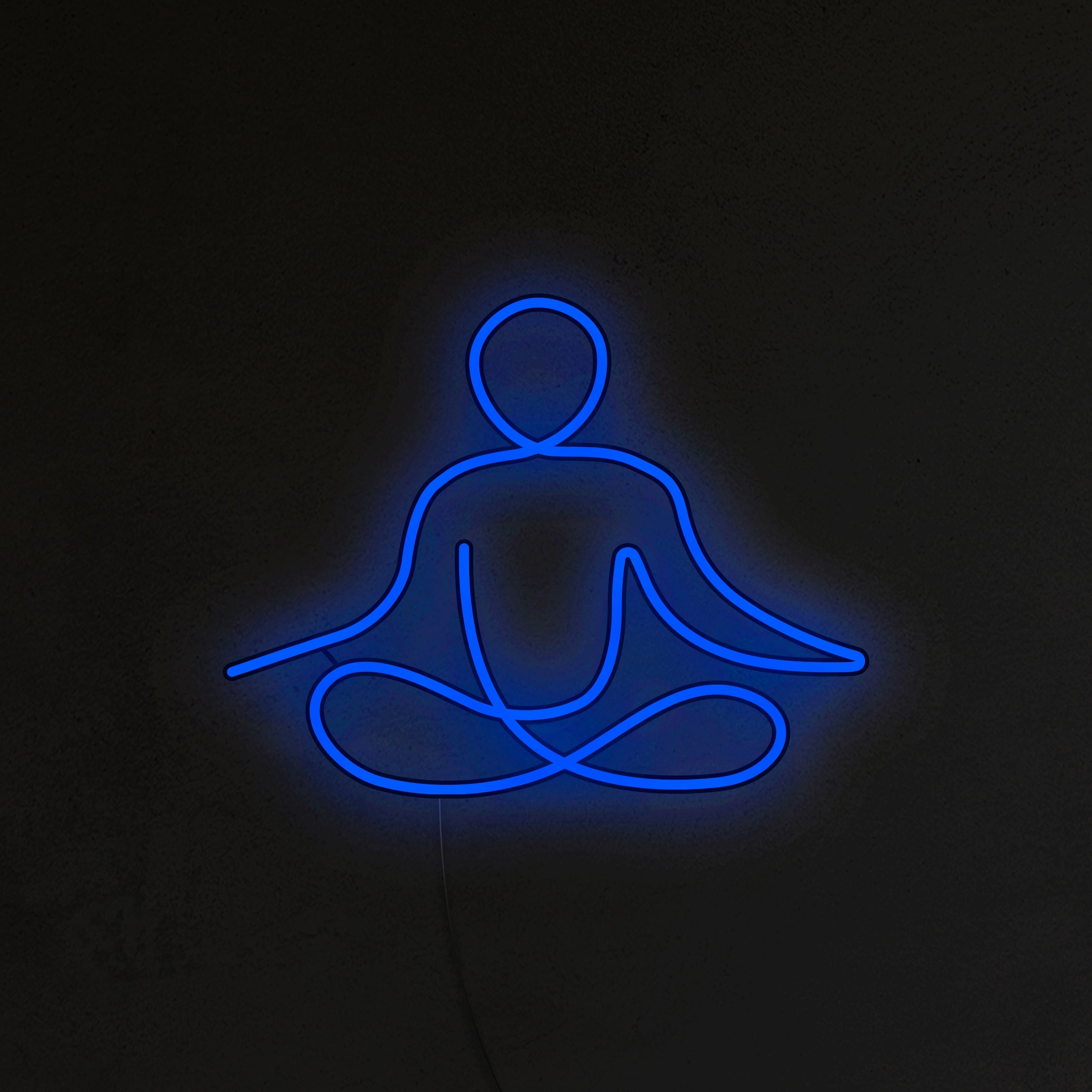 Medytująca Postać Neon LED