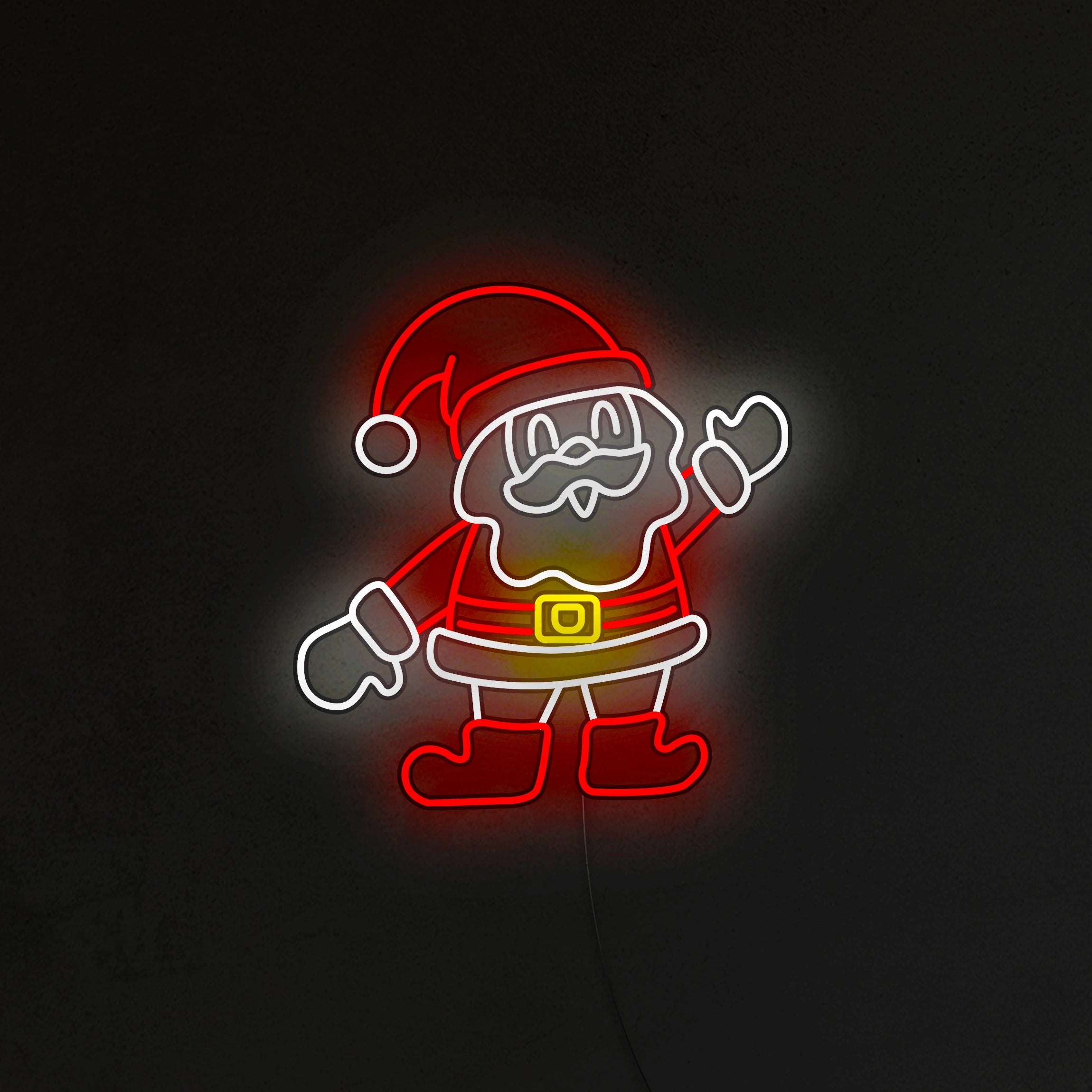 Święty Mikołaj Neon LED