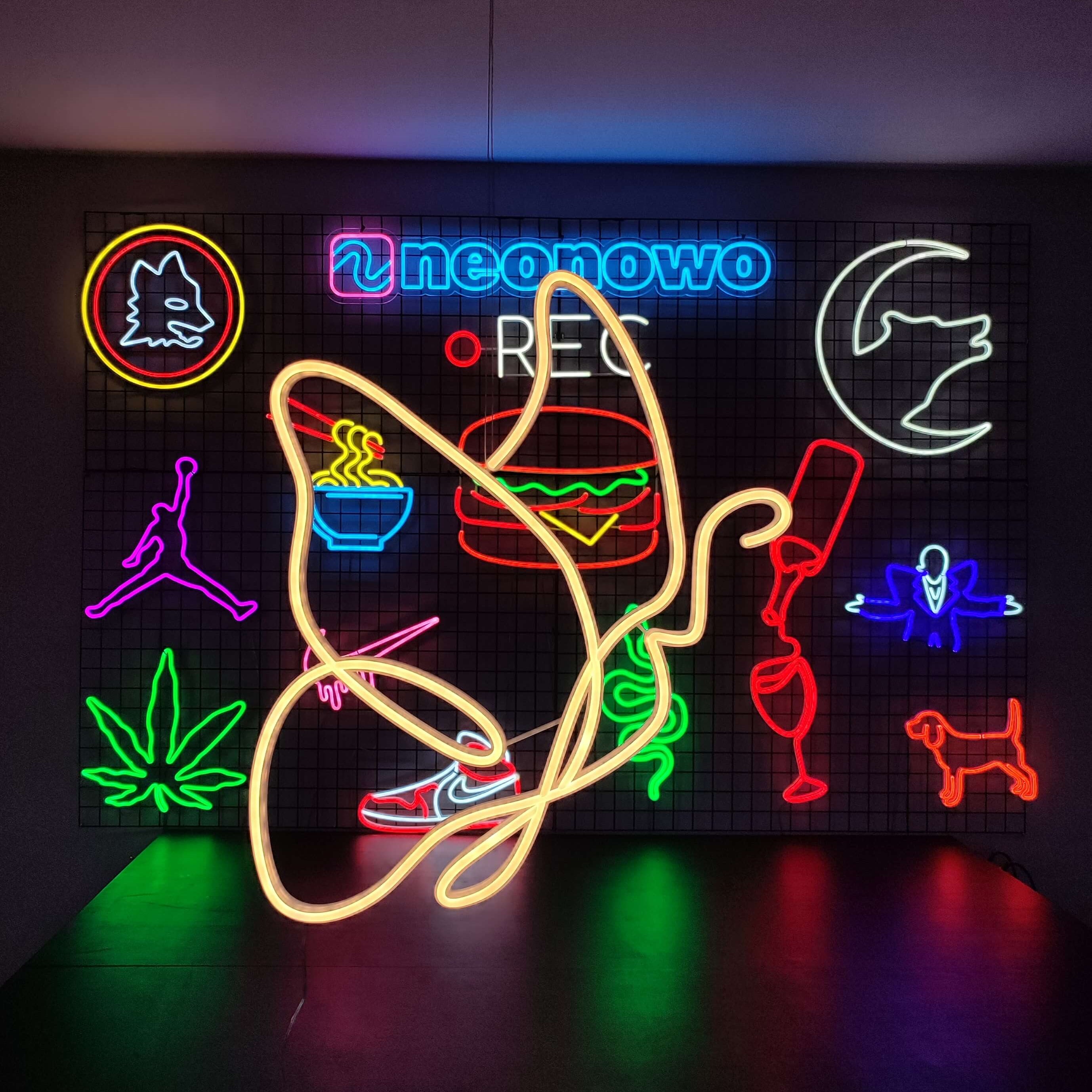 Motyl Neon LED