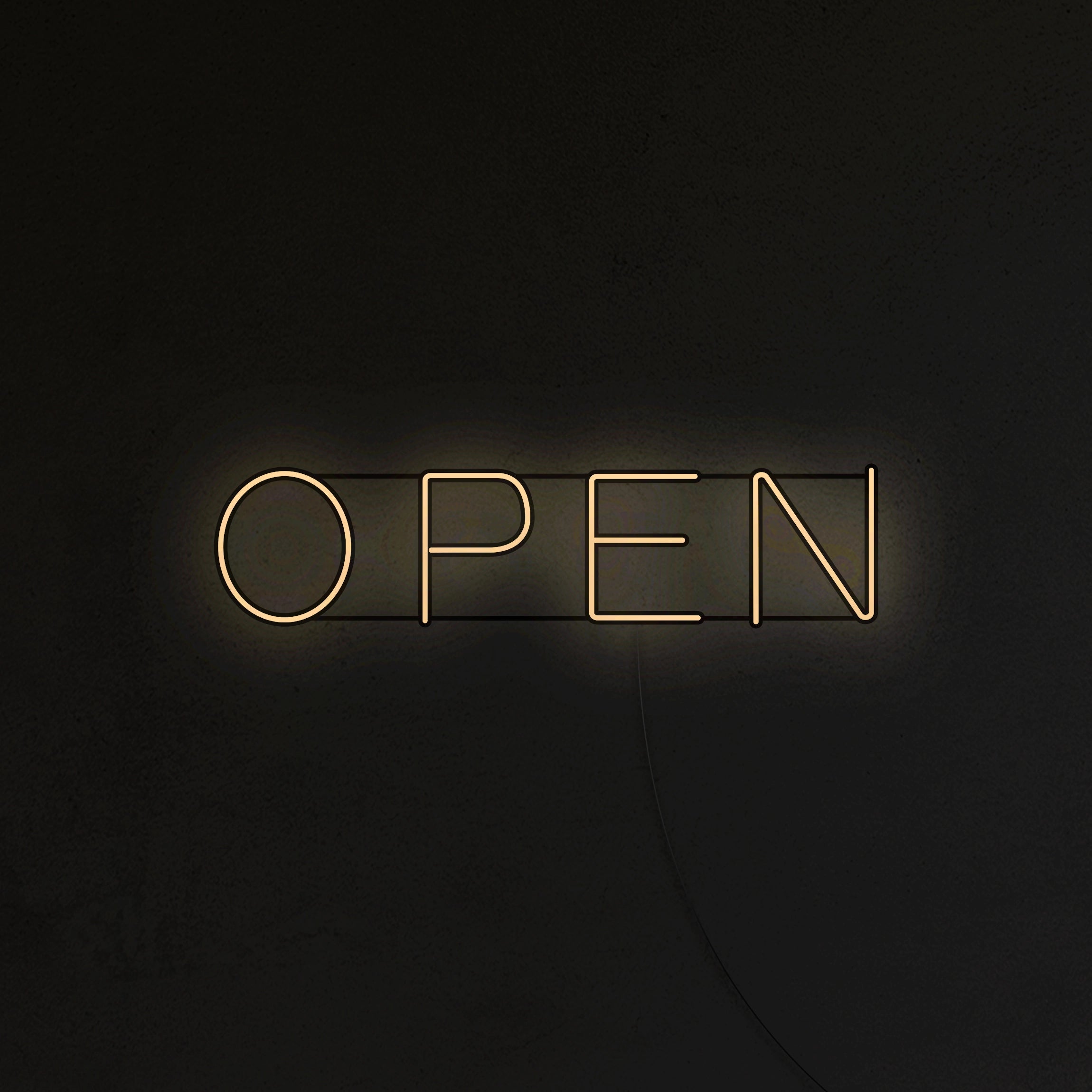OPEN Neon LED