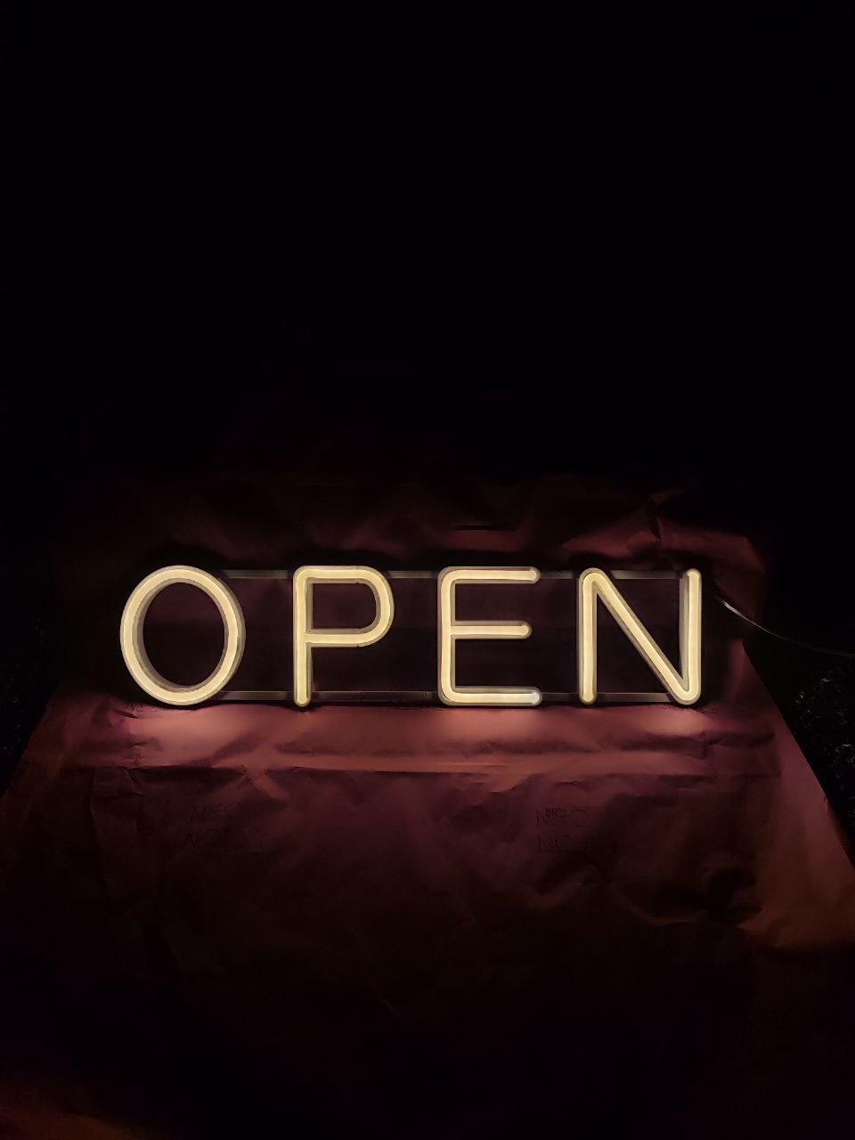 OPEN Neon LED