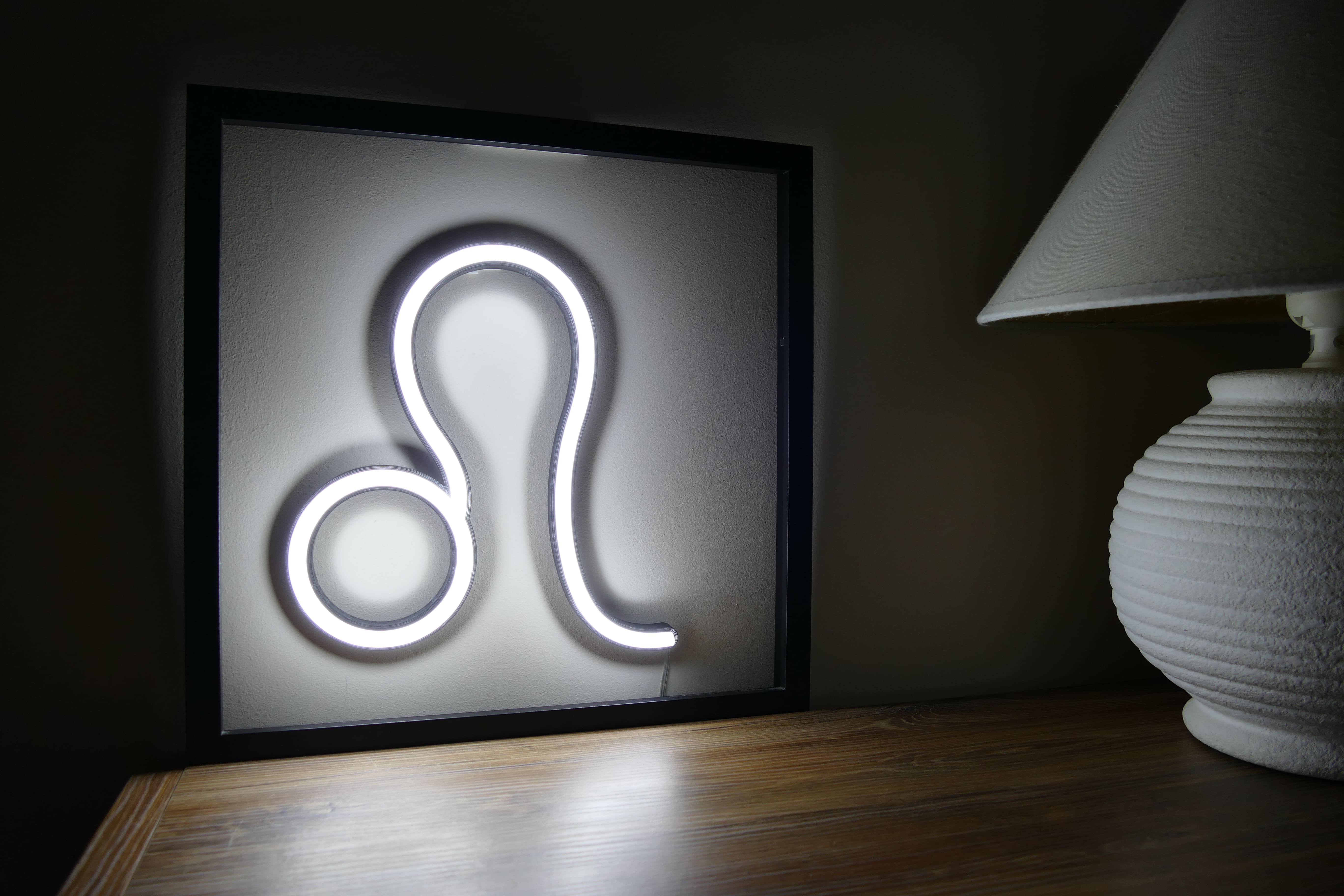 Znak Zodiaku Neon LED - Lew