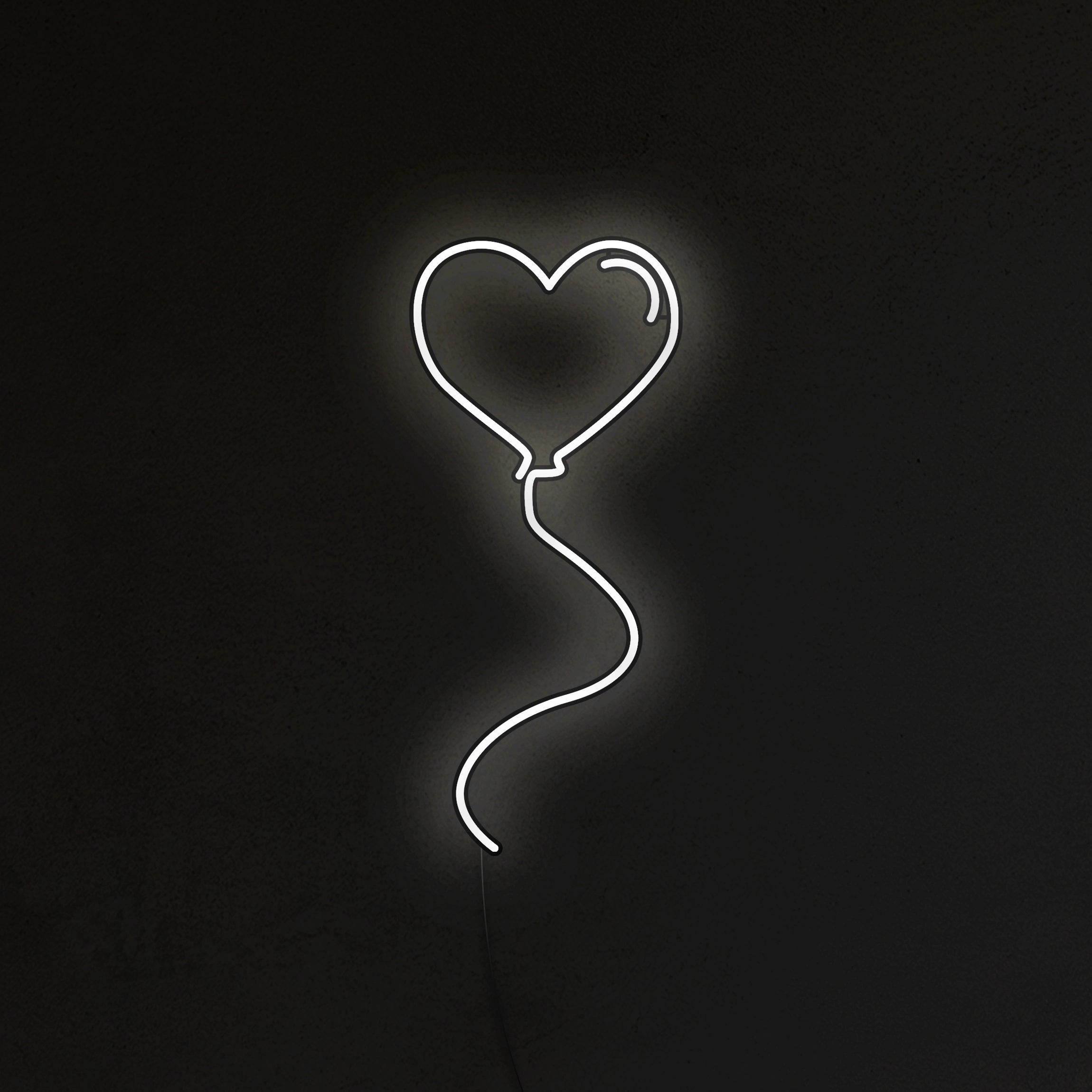 Serce balon Neon LED