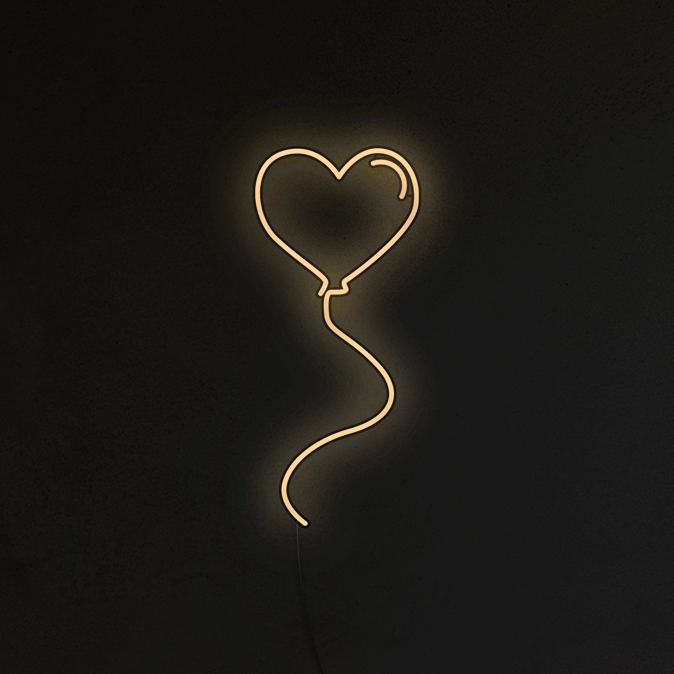 Serce balon Neon LED