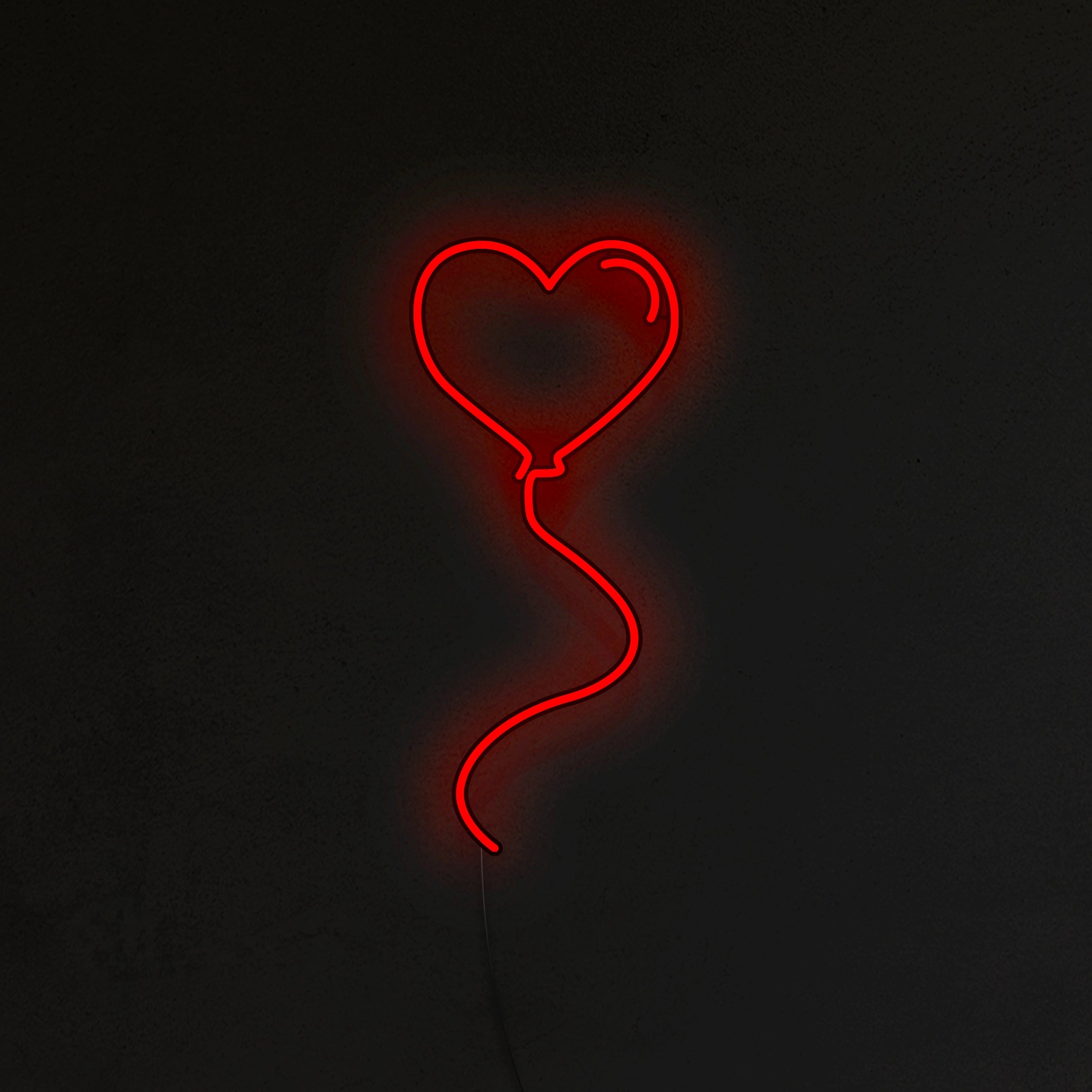 Serce balon Neon LED