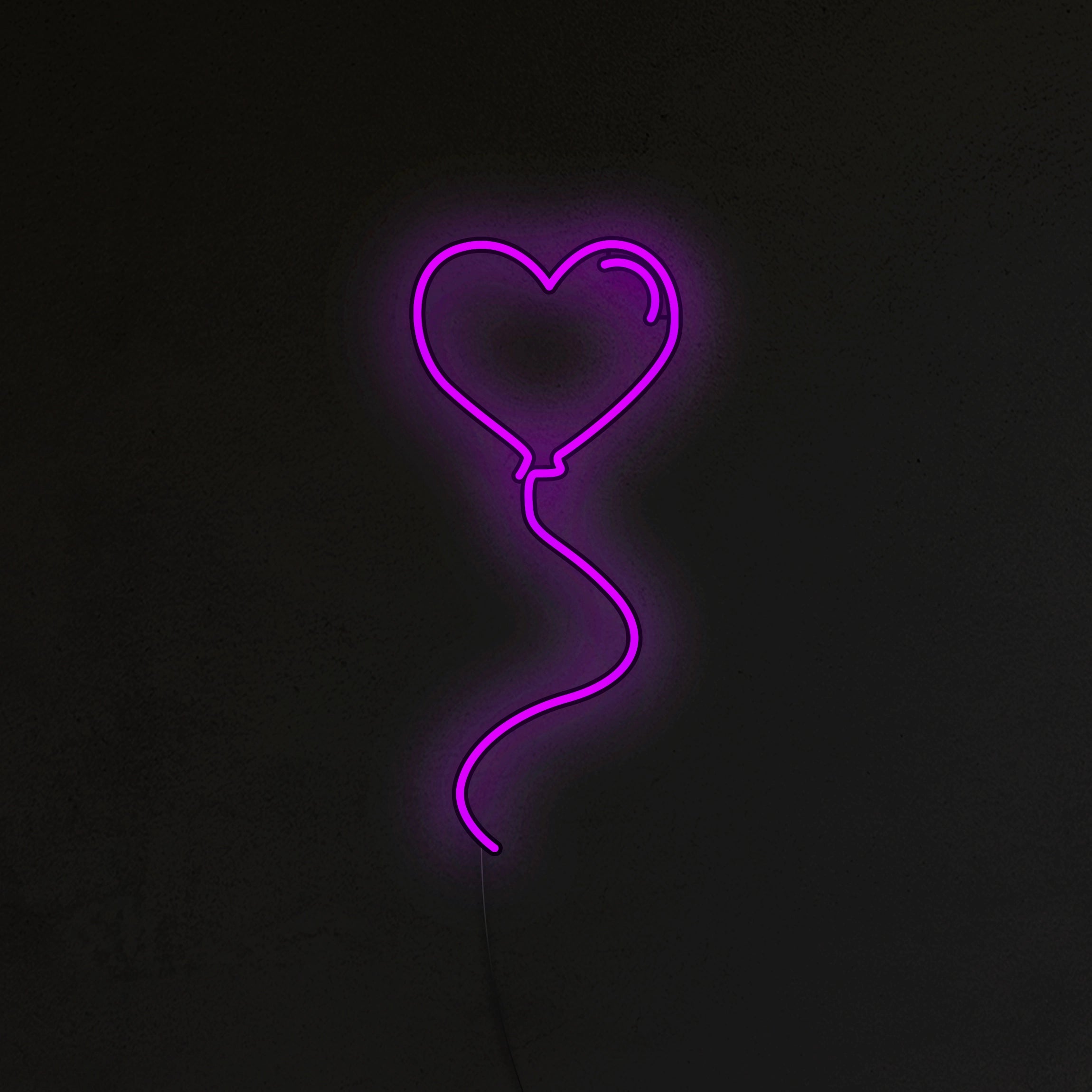 Serce balon Neon LED