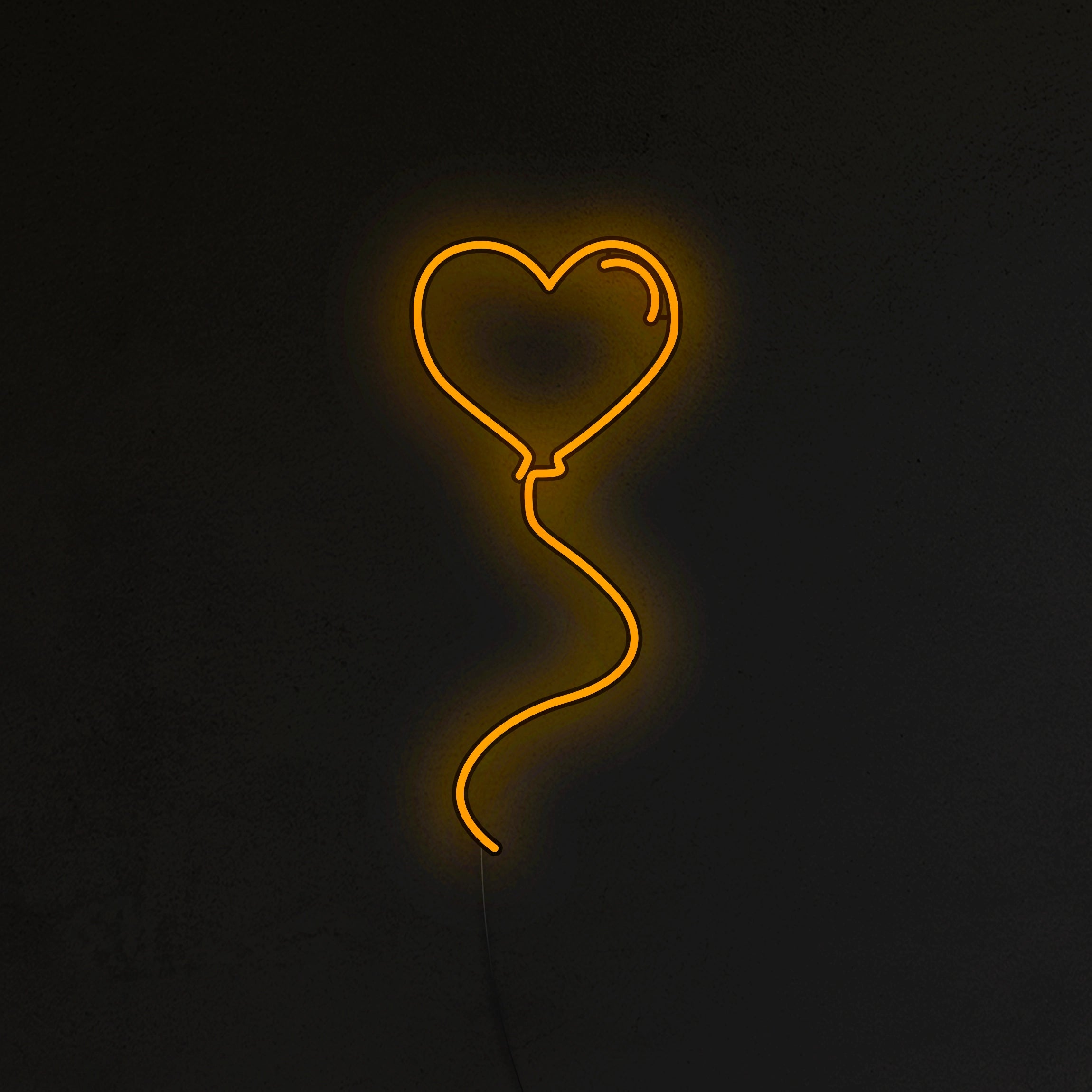 Serce balon Neon LED