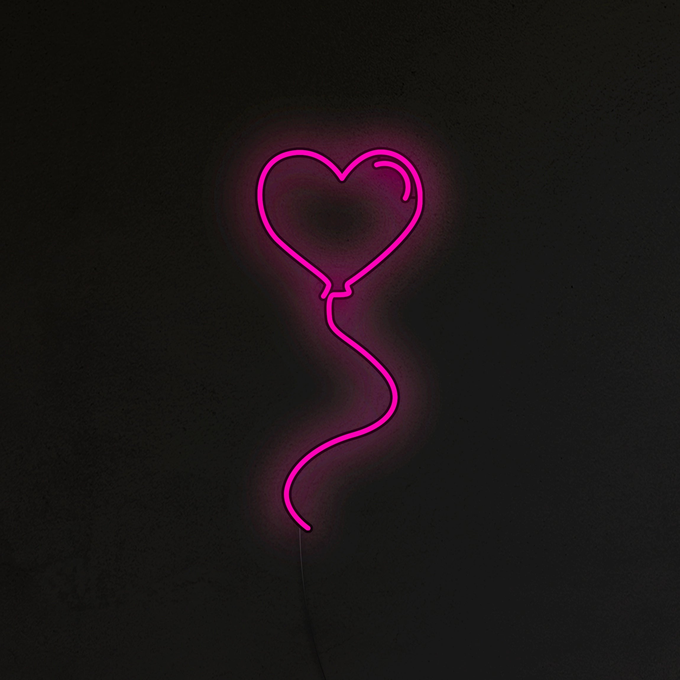 Serce balon Neon LED