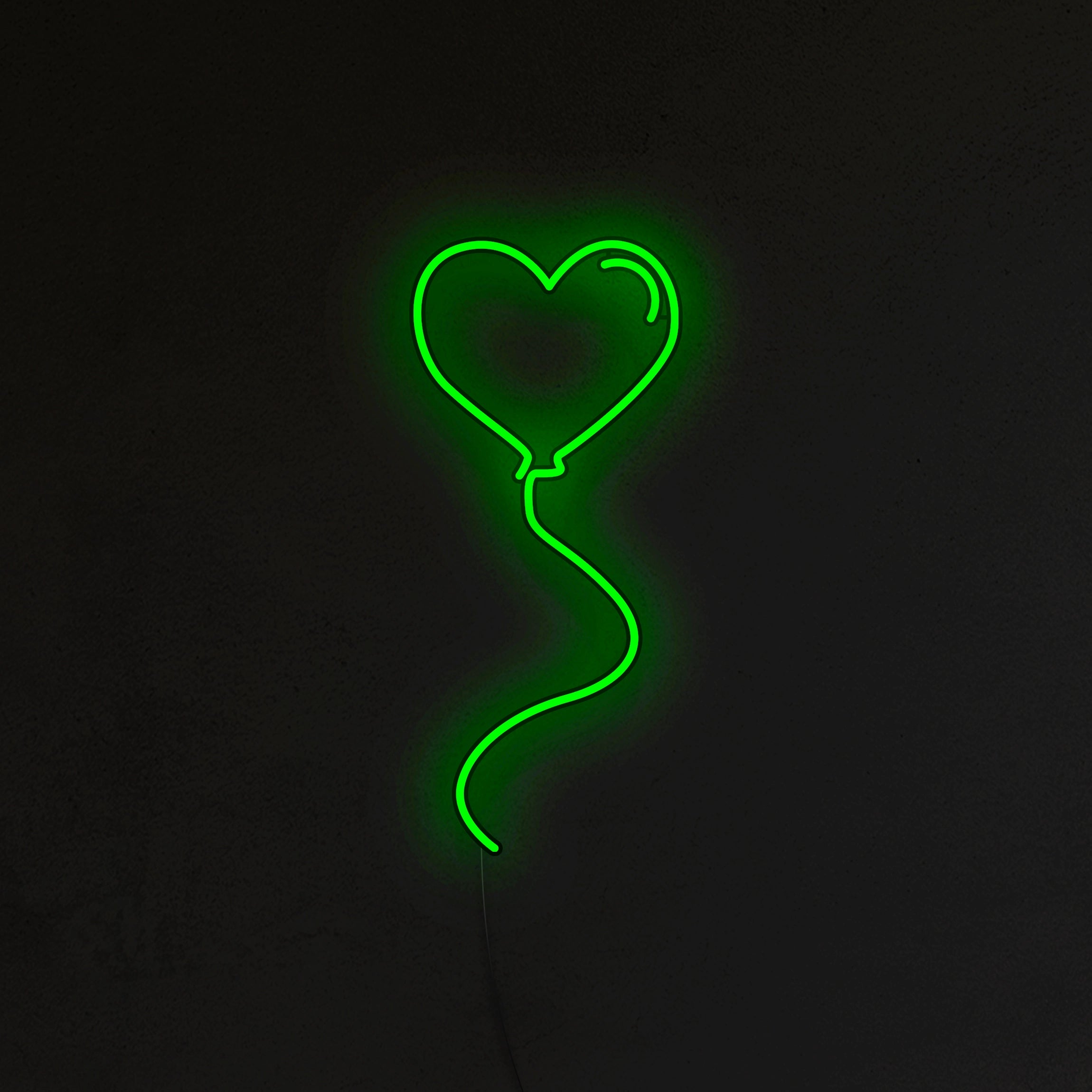 Serce balon Neon LED