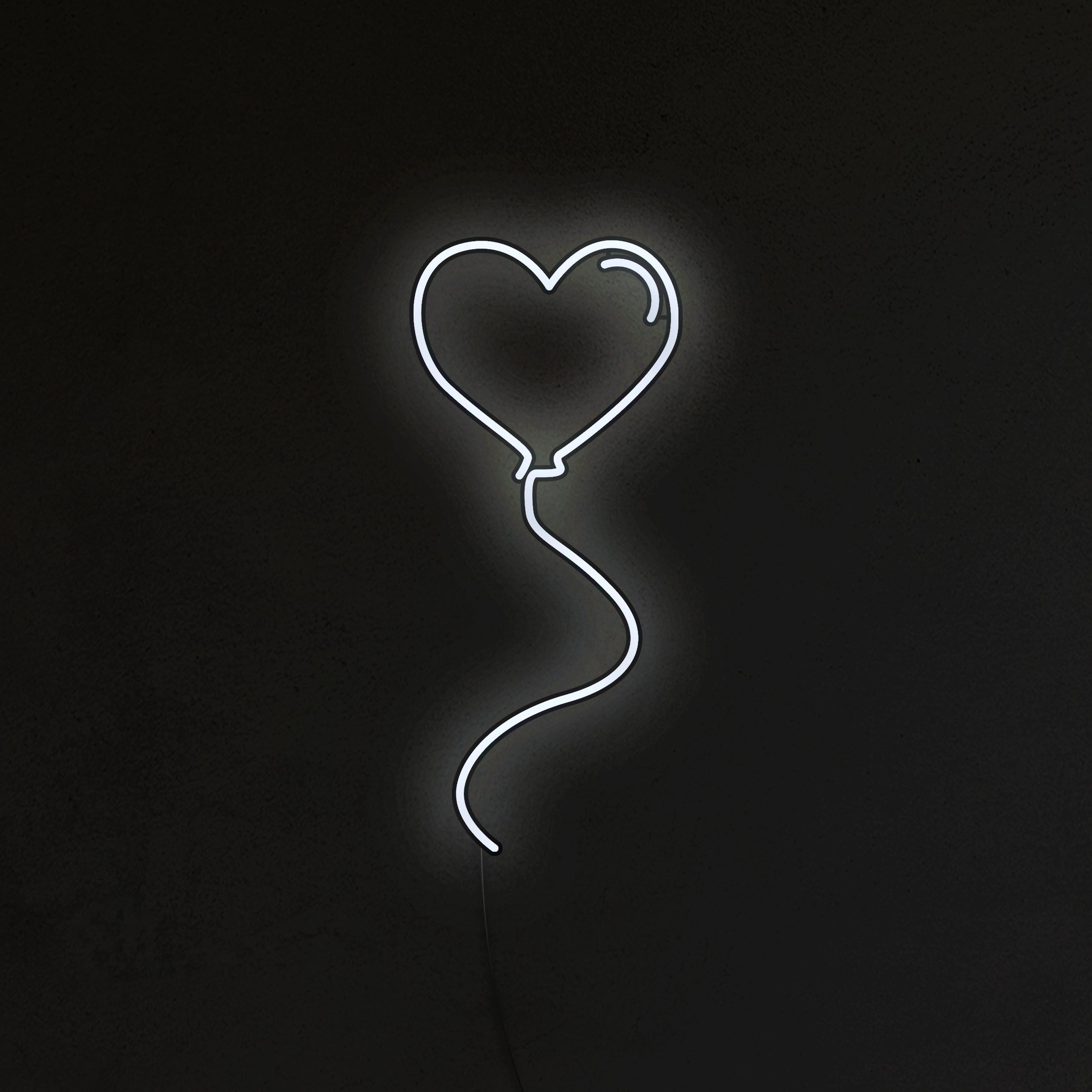 Serce balon Neon LED