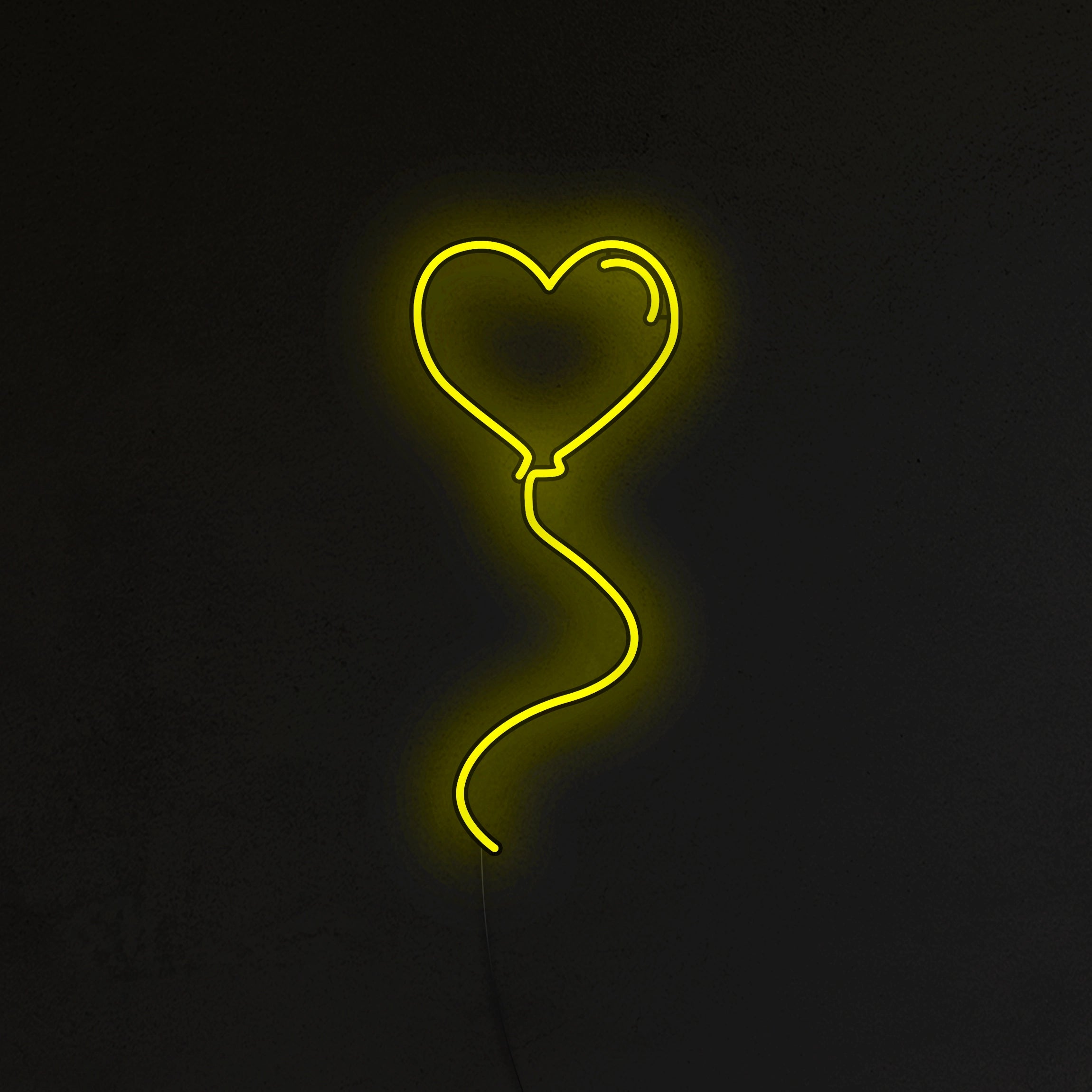 Serce balon Neon LED