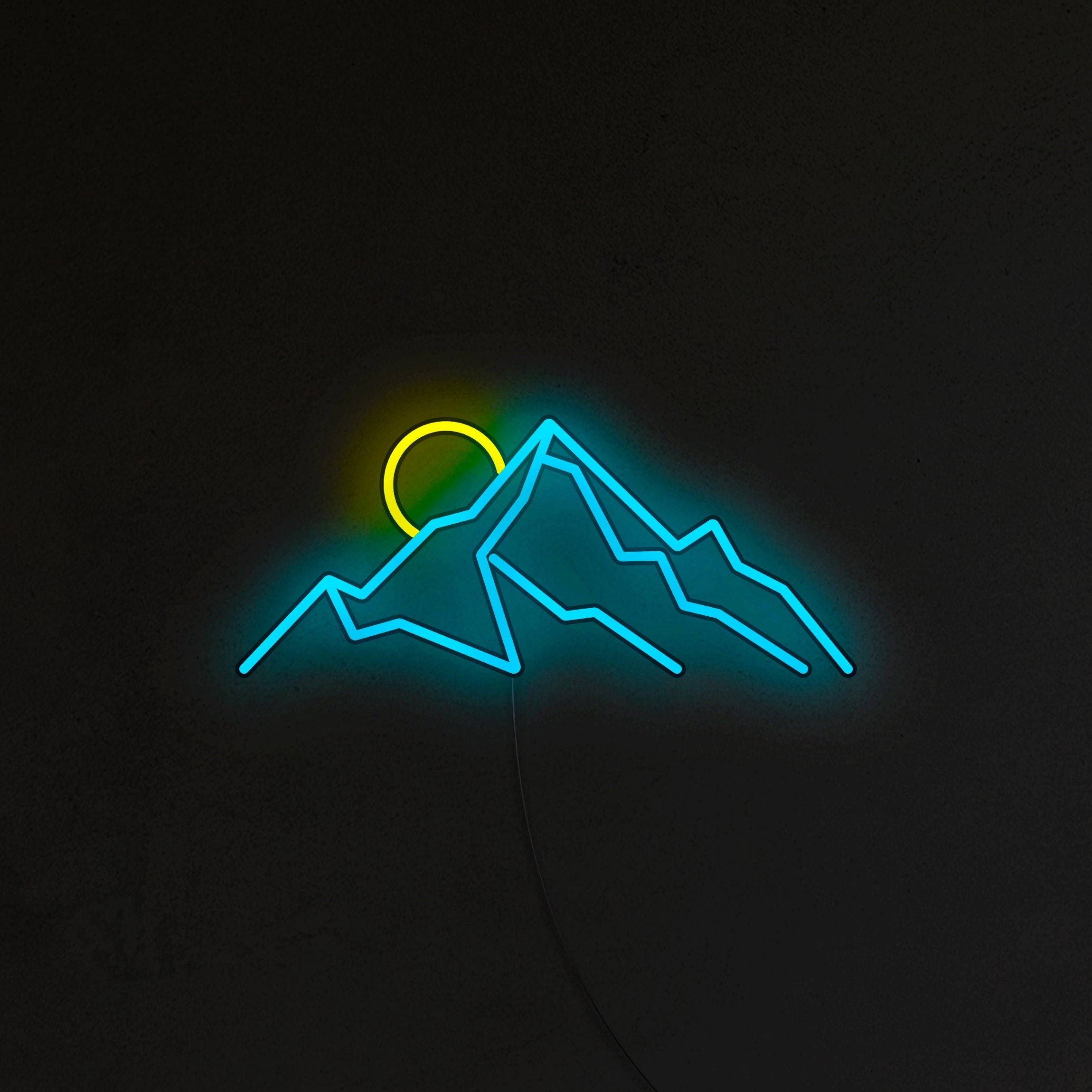 Szczyty Górskie Neon LED