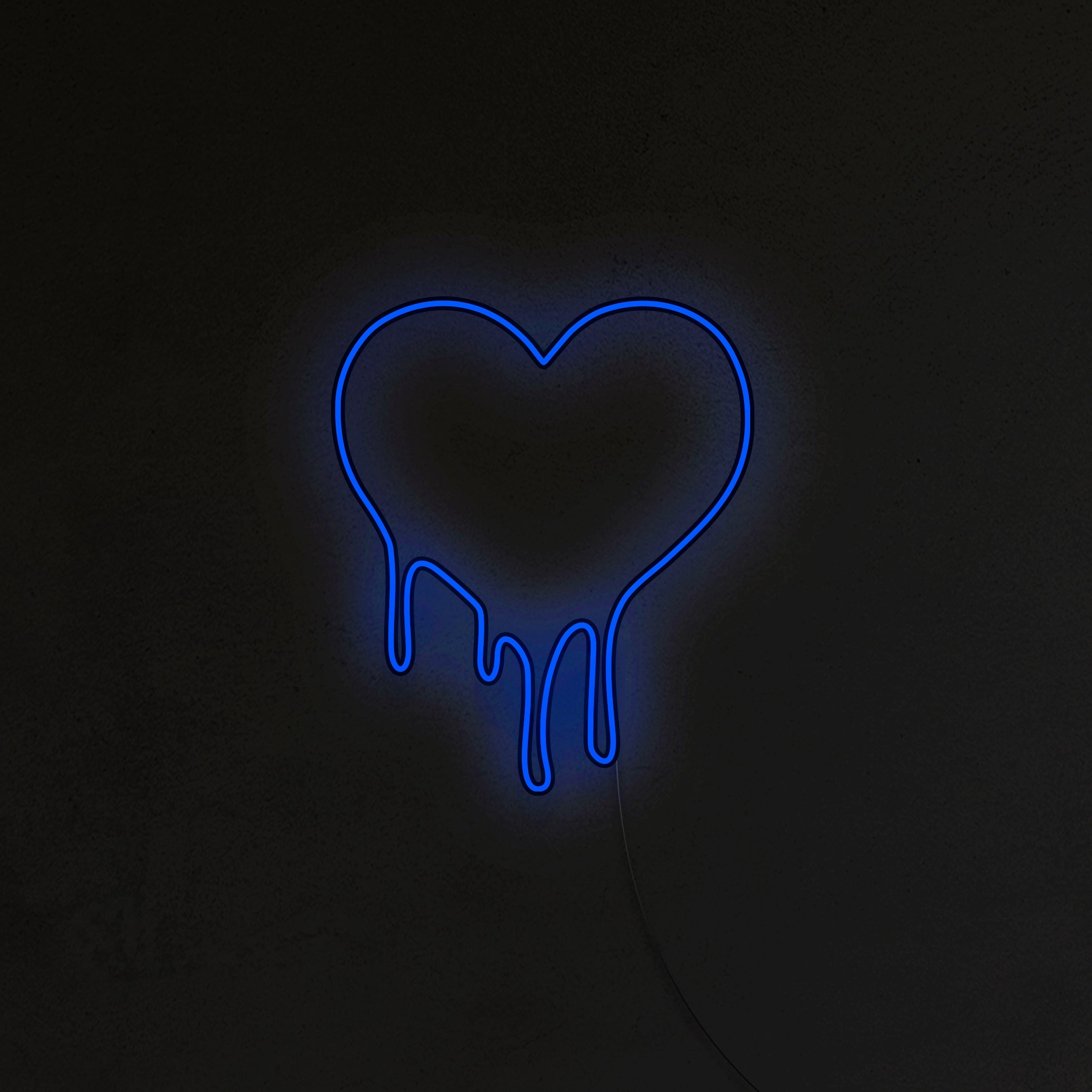 Topniejące Serce Neon LED