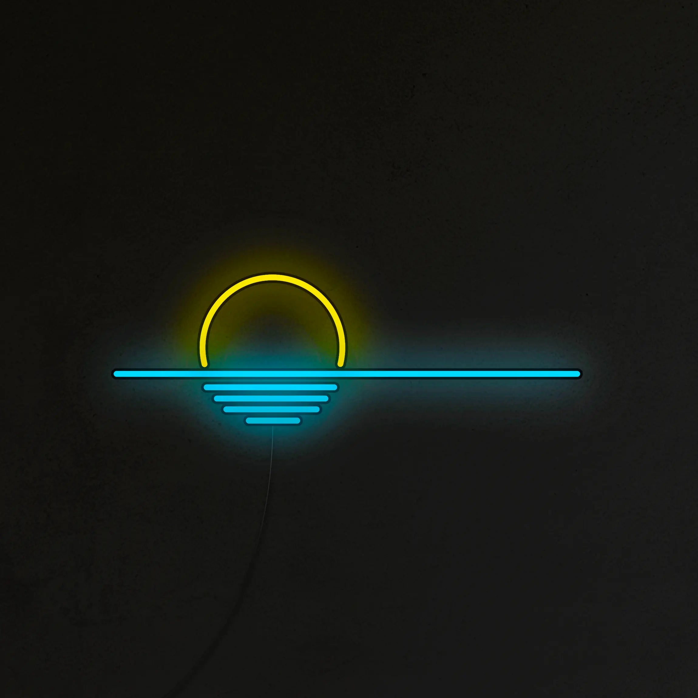 Zachód Słońca Neon LED