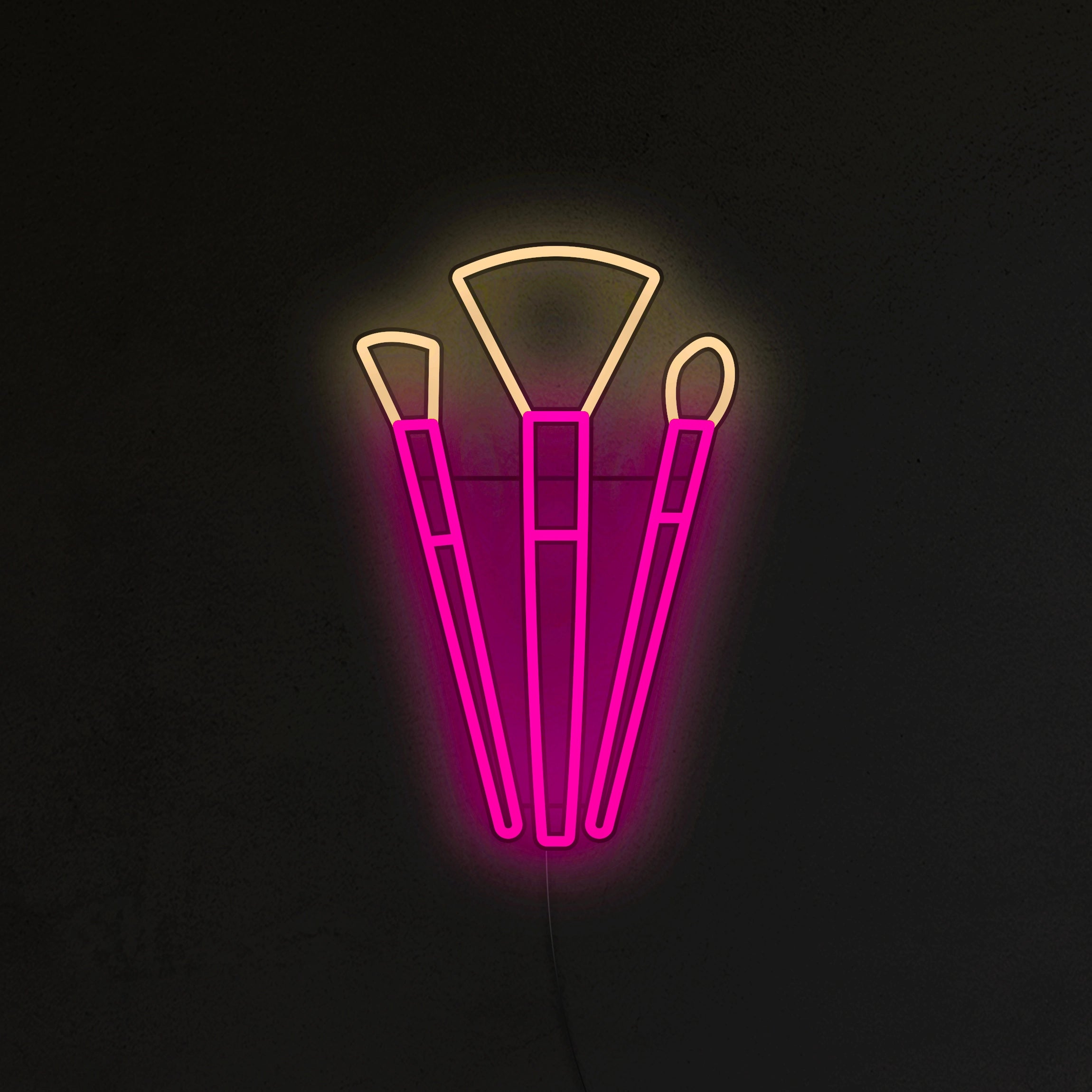 Zestaw do Makijażu Neon LED