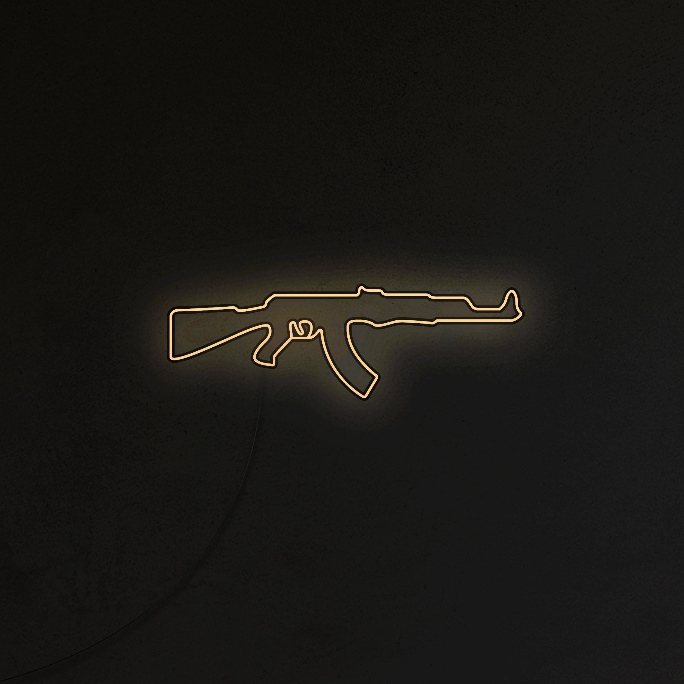 Karabin AK-47 Neon LED