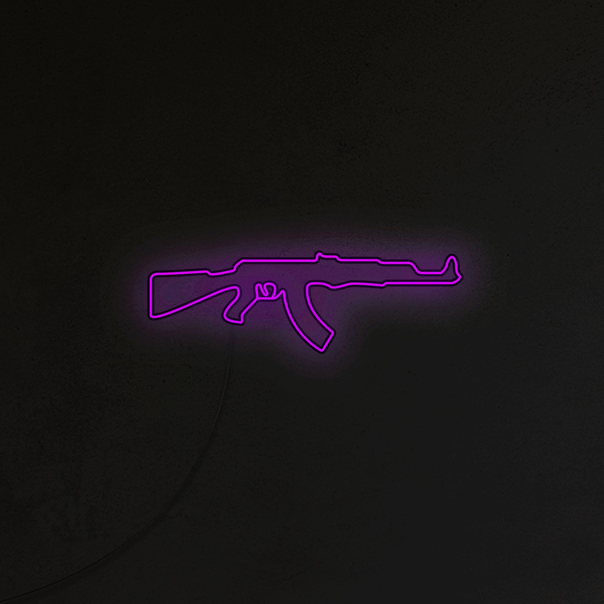 Karabin AK-47 Neon LED