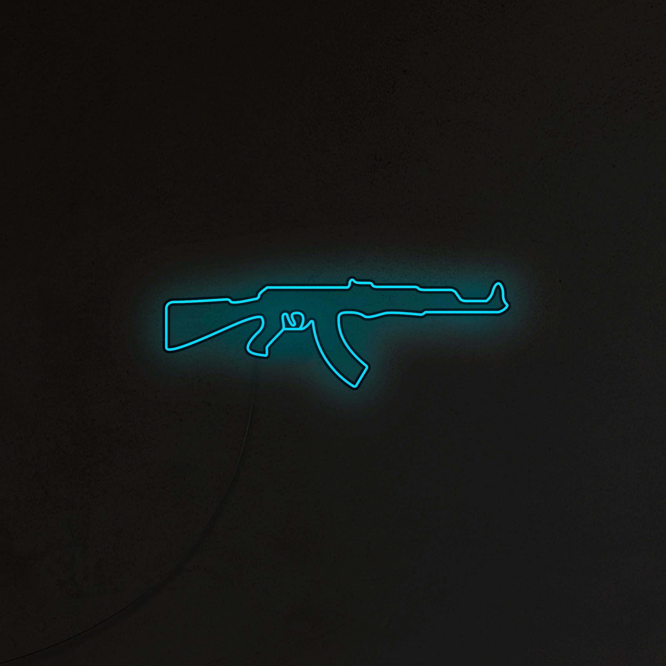 Karabin AK-47 Neon LED