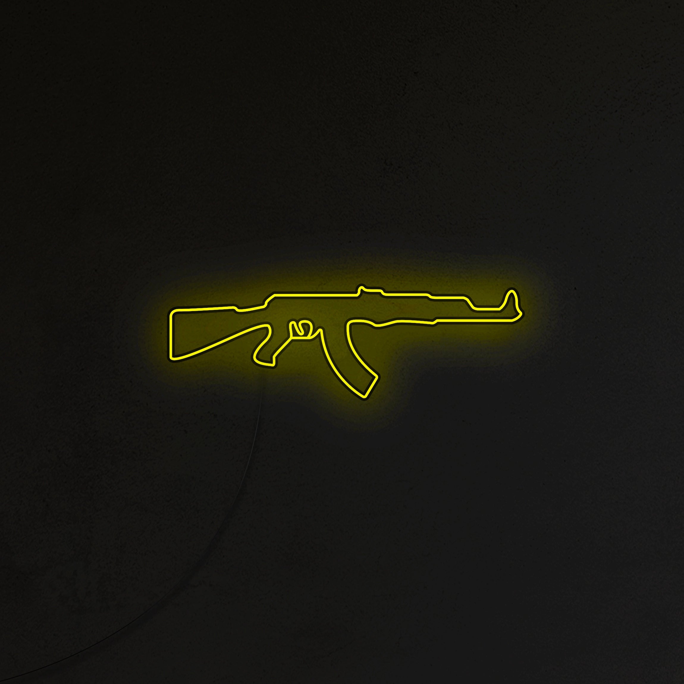 Karabin AK-47 Neon LED