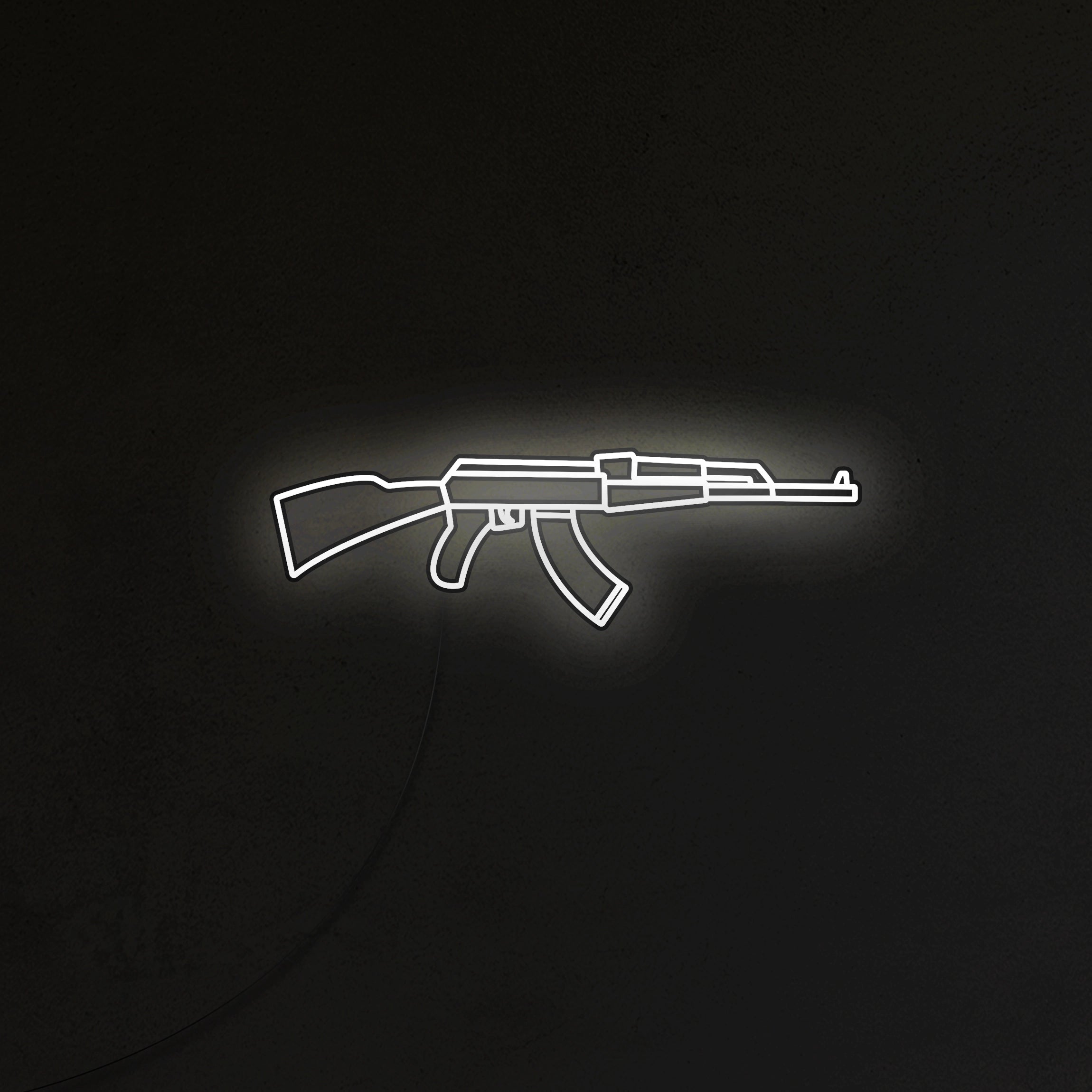 Karabin AK-47 Neon LED
