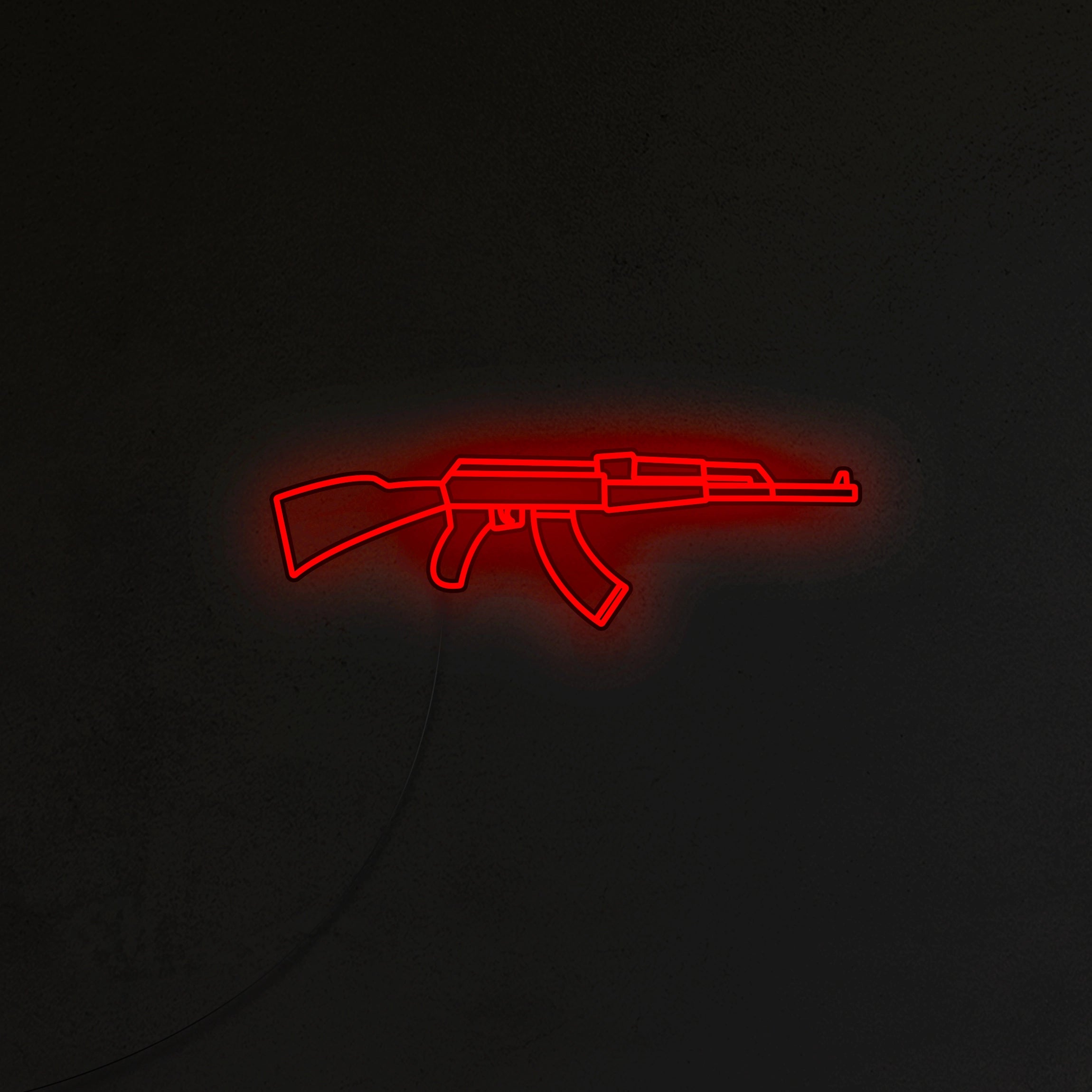 Karabin AK-47 Neon LED