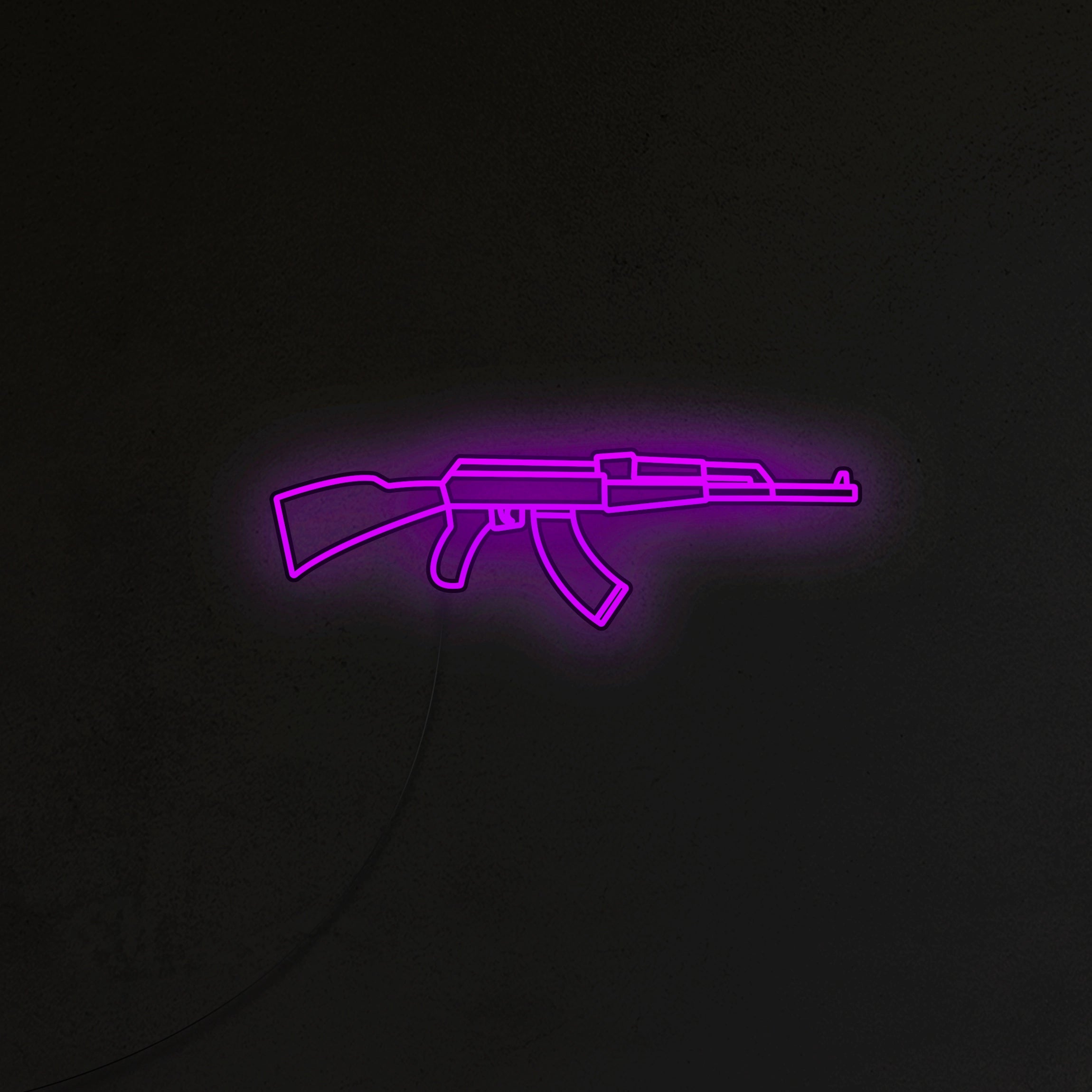 Karabin AK-47 Neon LED