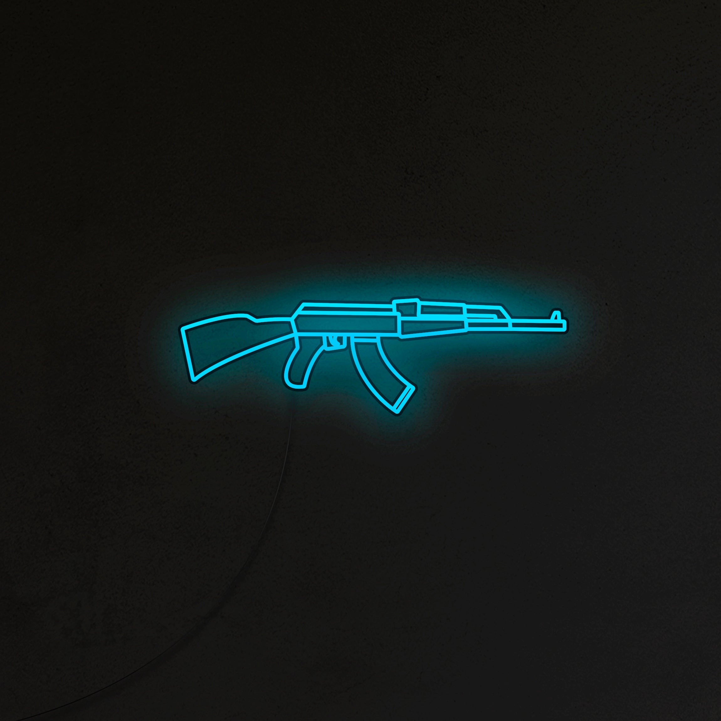 Karabin AK-47 Neon LED